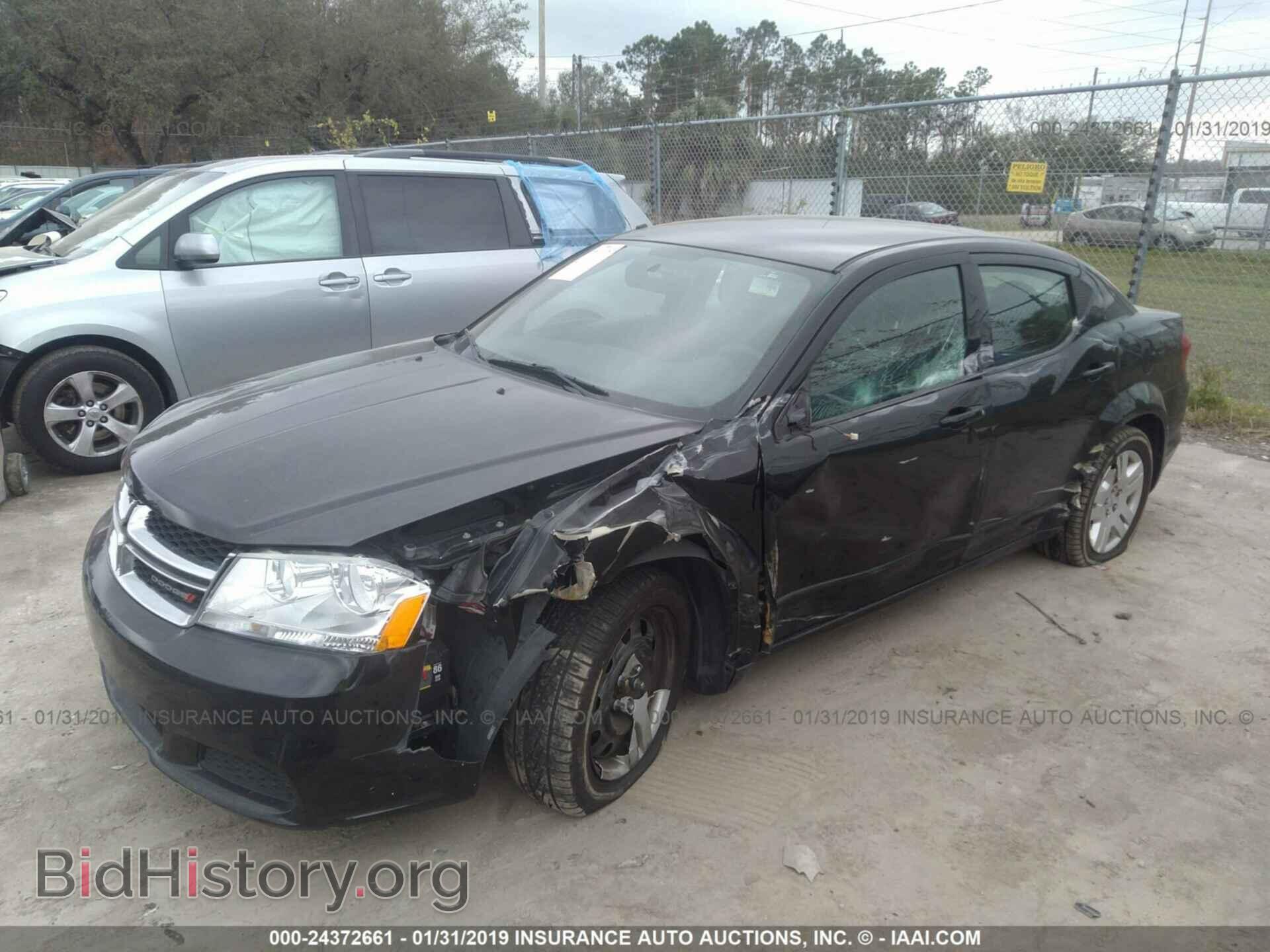 2012 DODGE AVENGER - VIN: 1C3CDZAB4CN274805 - Фото 2