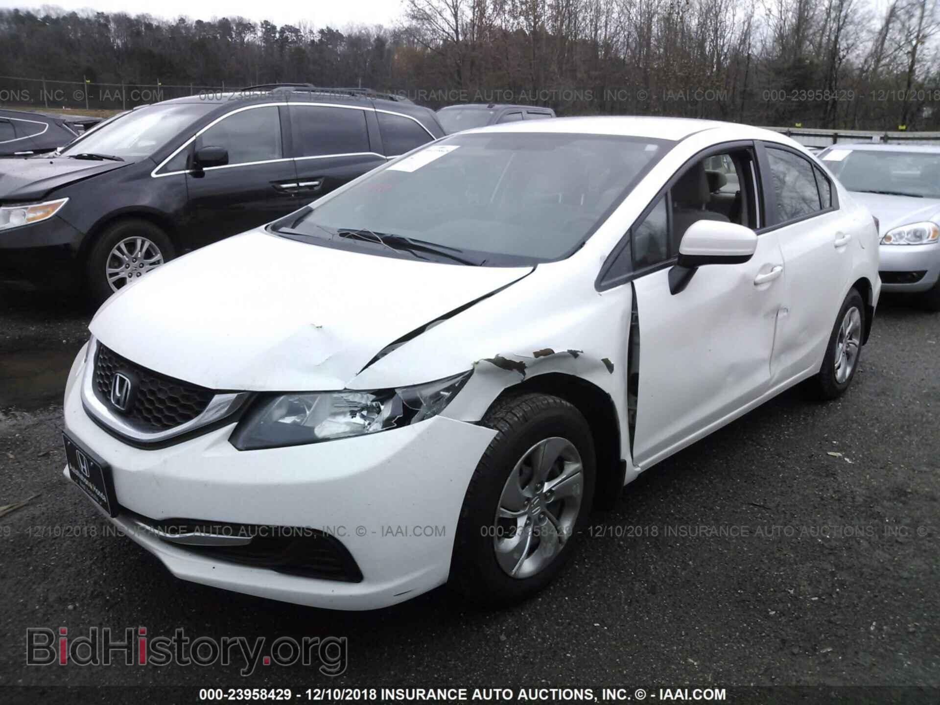 2014 HONDA CIVIC - VIN: 2HGFB2F56EH522302 - Фото 2