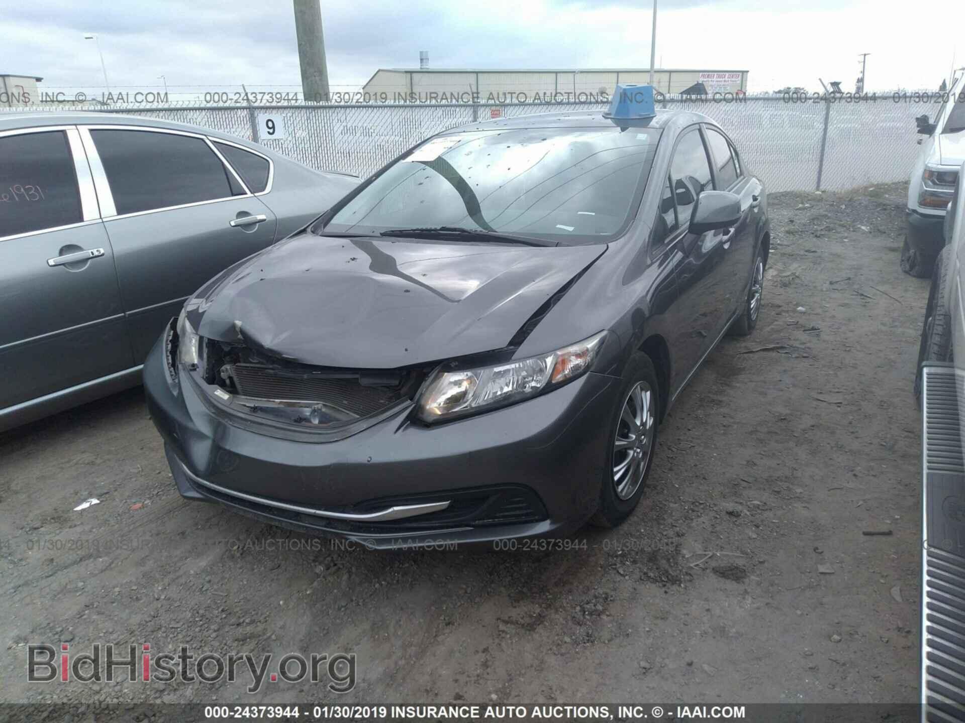 2013 HONDA CIVIC - VIN: 2HGFB2F52DH550452 - Фото 2