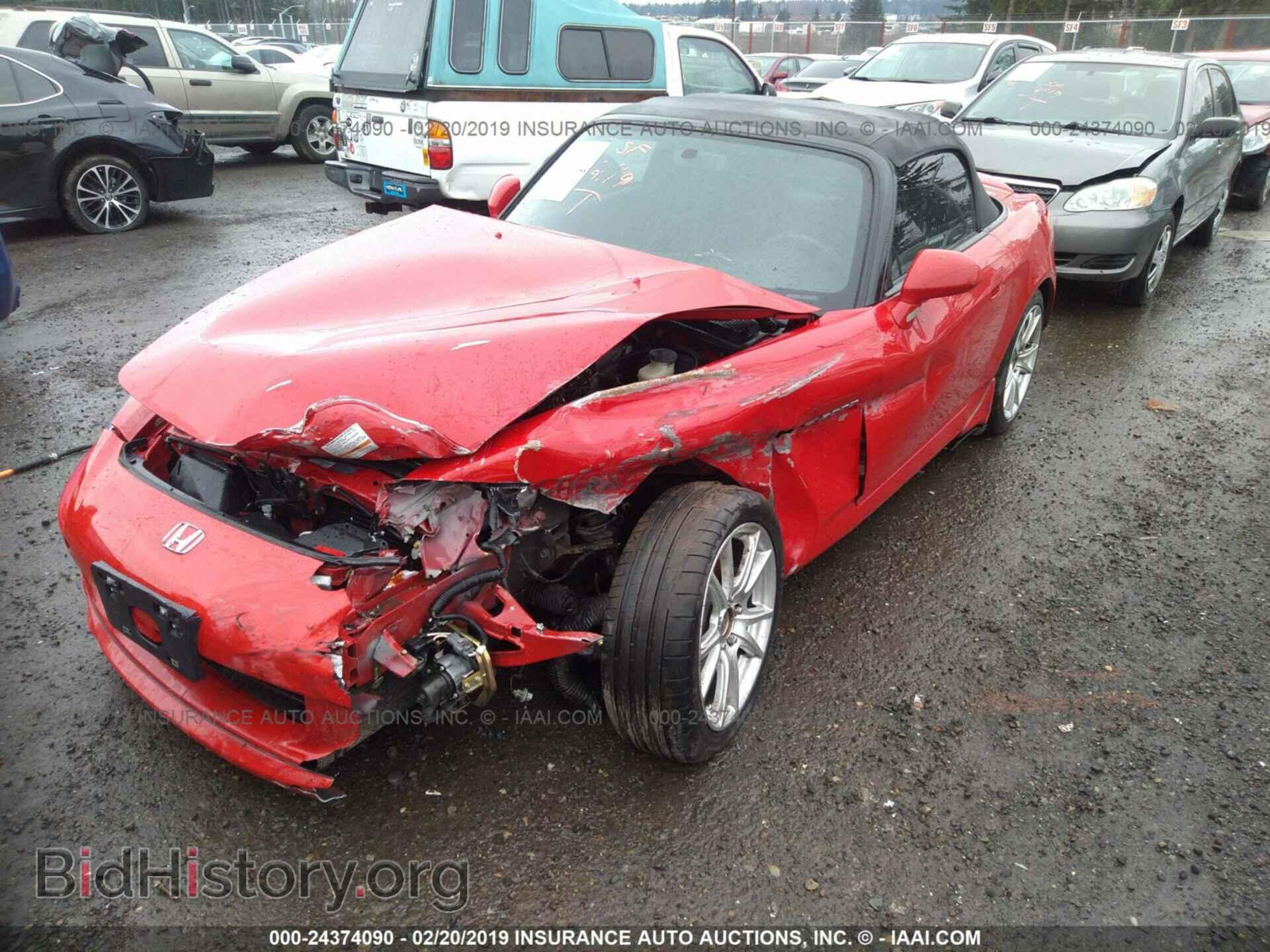 2004 HONDA S2000 - VIN: JHMAP21464T003257 - Фото 2