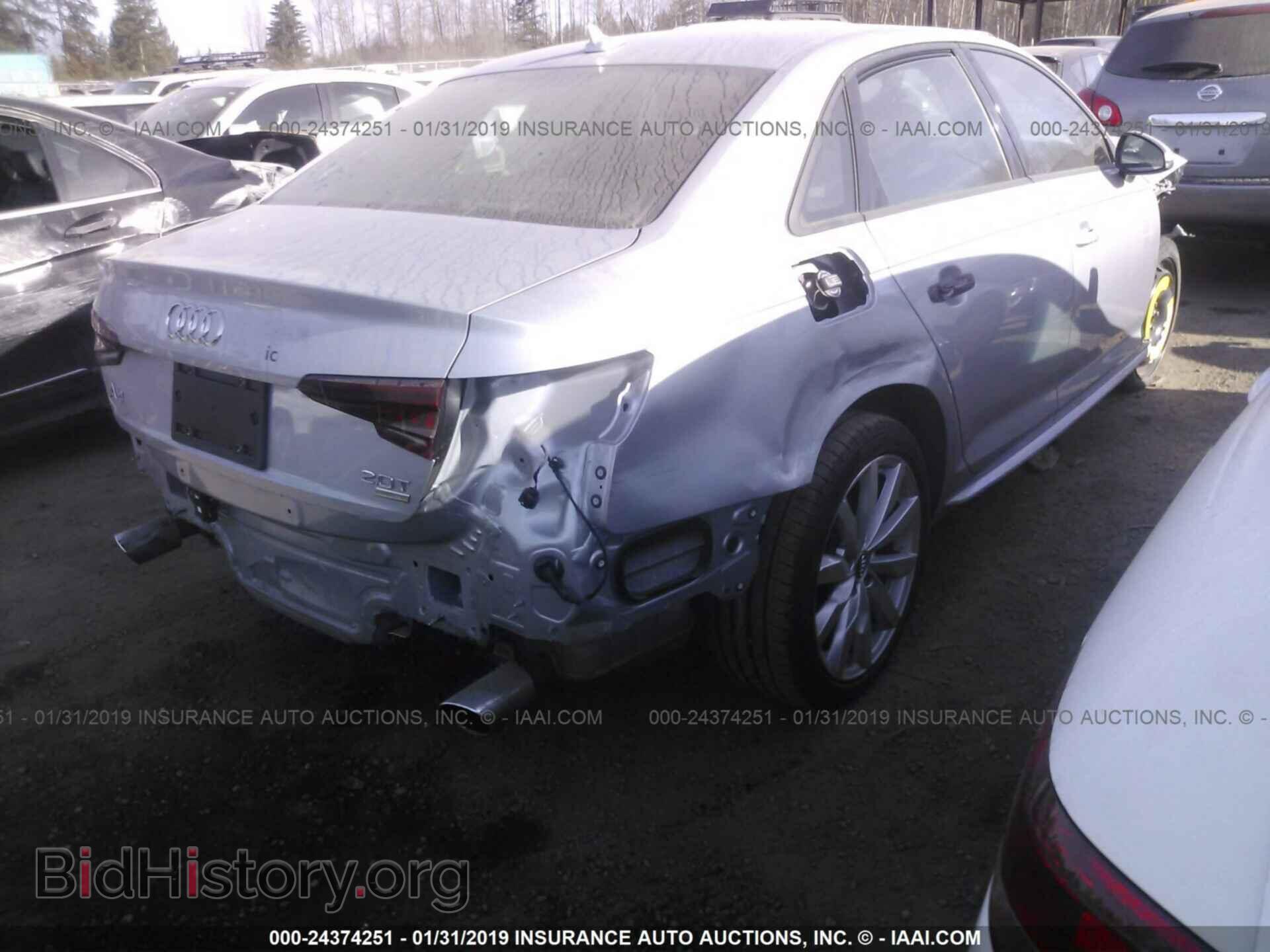 2018 AUDI A4 - VIN: WAUKMAF45JA128143 - Фото 4