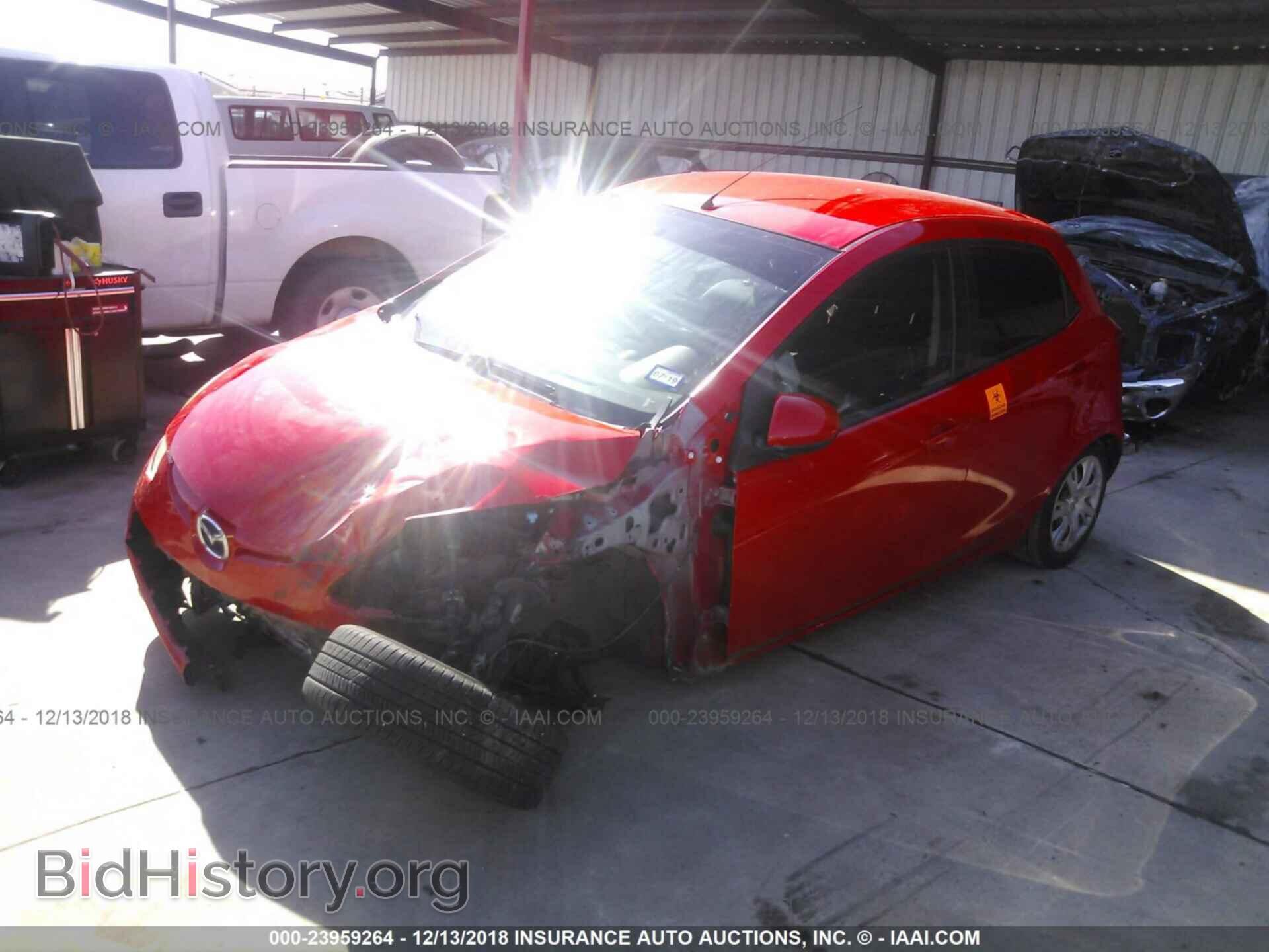 2012 MAZDA MAZDA2 - VIN: JM1DE1KY7C0147271 - Фото 2