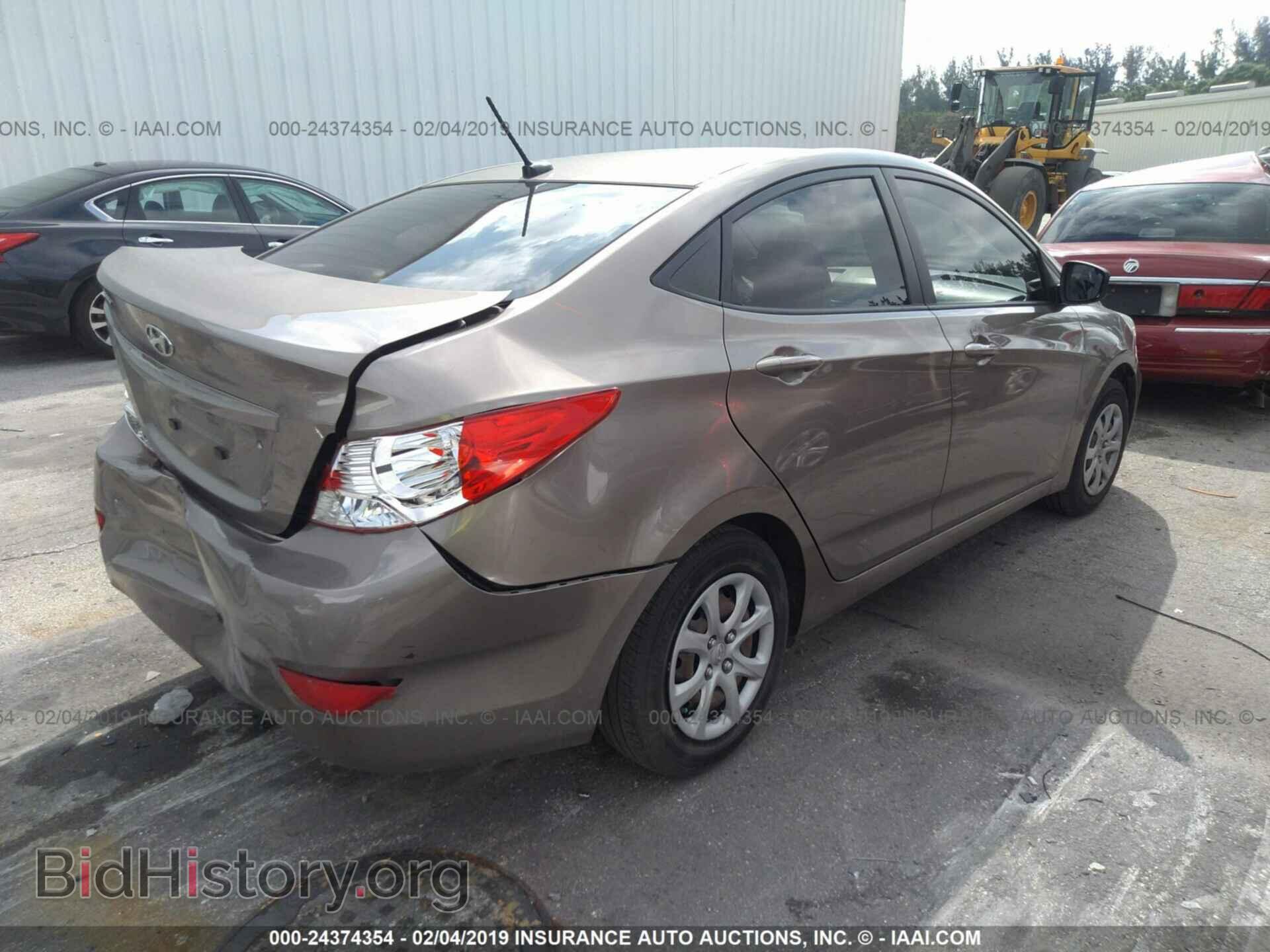 2014 HYUNDAI ACCENT - VIN: KMHCT4AE2EU638574 - Фото 4