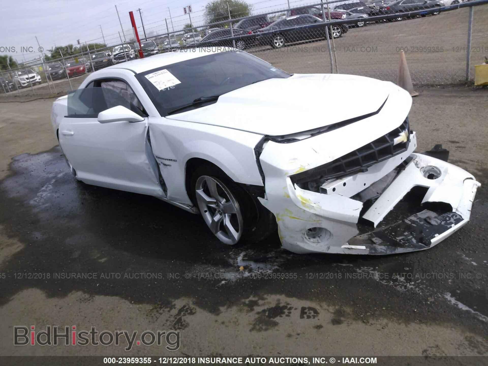 Фотография 2G1FA1E38C9138016 - CHEVROLET CAMARO 2012