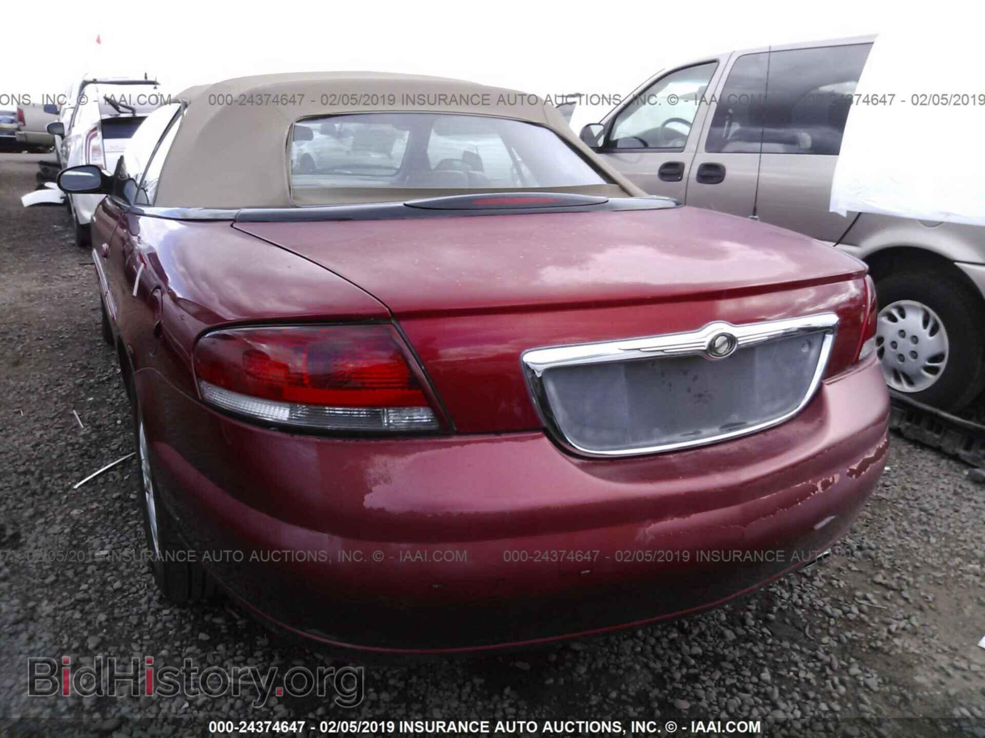 2001 CHRYSLER SEBRING - VIN: 1C3EL55U51N677849 - Фото 6