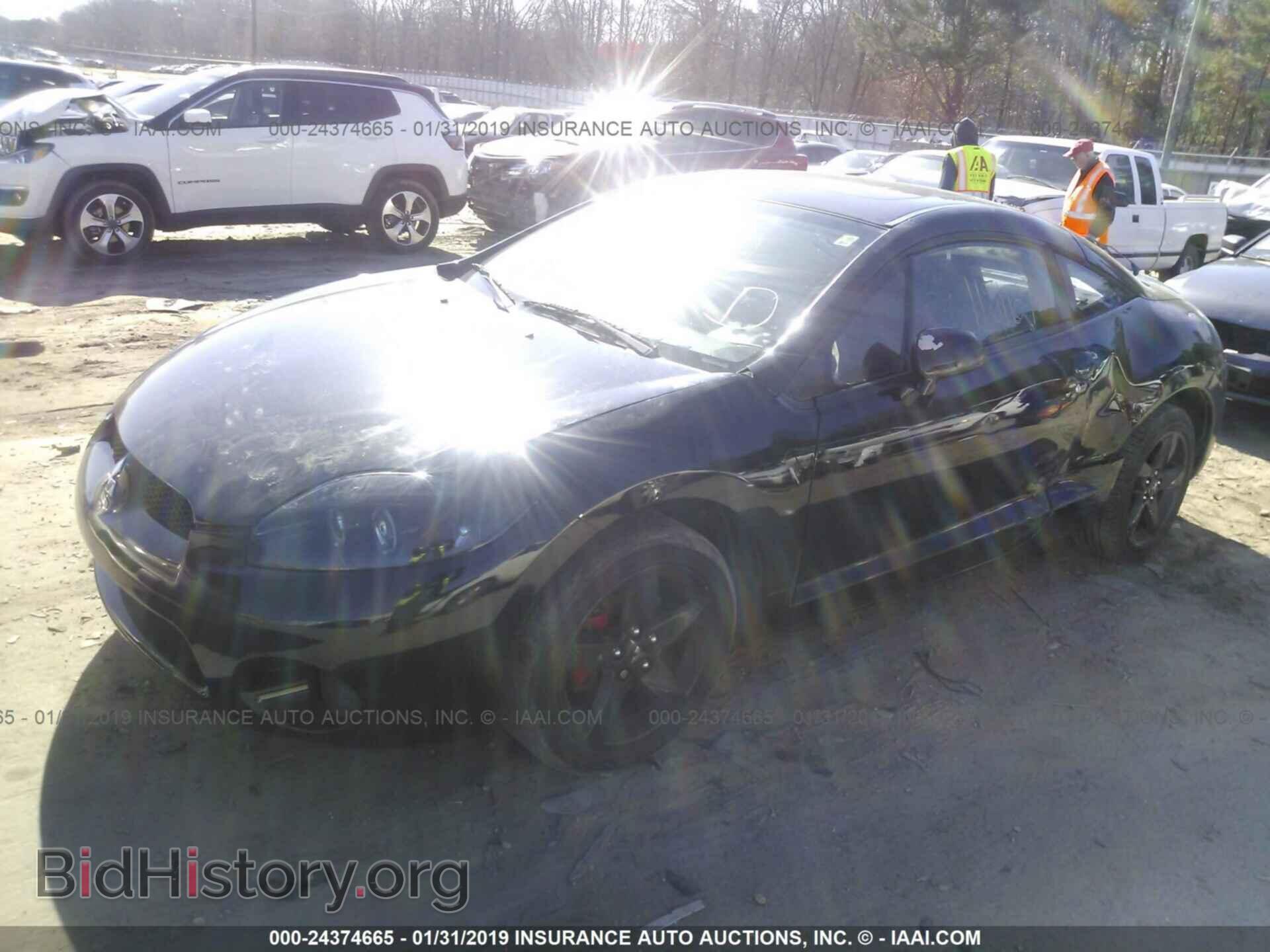 2007 MITSUBISHI ECLIPSE - VIN: 4A3AK24F07E050691 - Фото 2