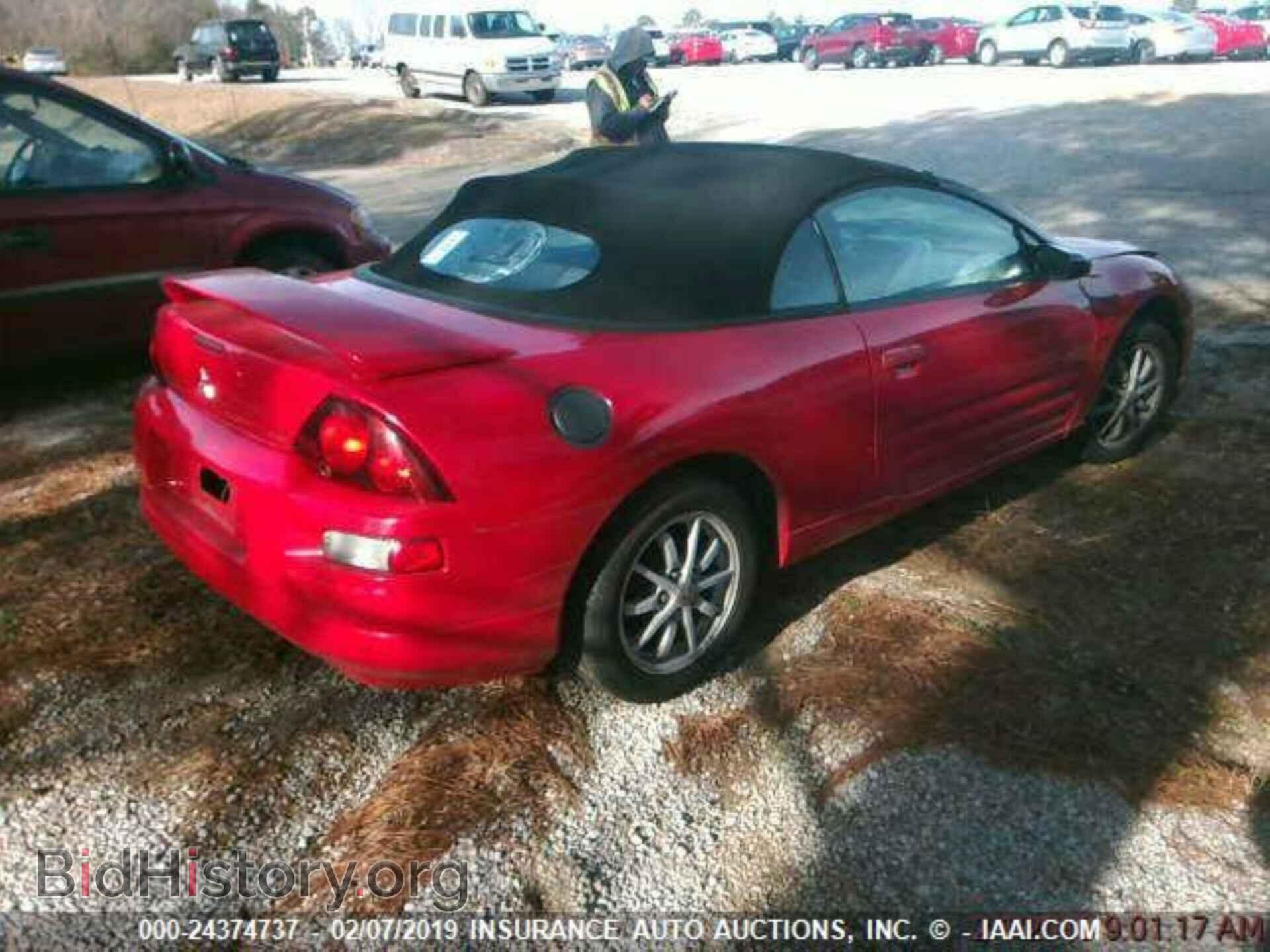 2001 MITSUBISHI ECLIPSE - VIN: 4A3AE45G61E200420 - Photo 2