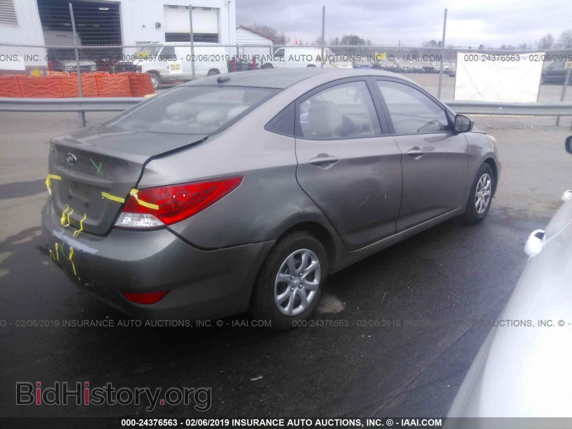 2014 HYUNDAI ACCENT - VIN: KMHCT4AE3EU606345 - Фото 4