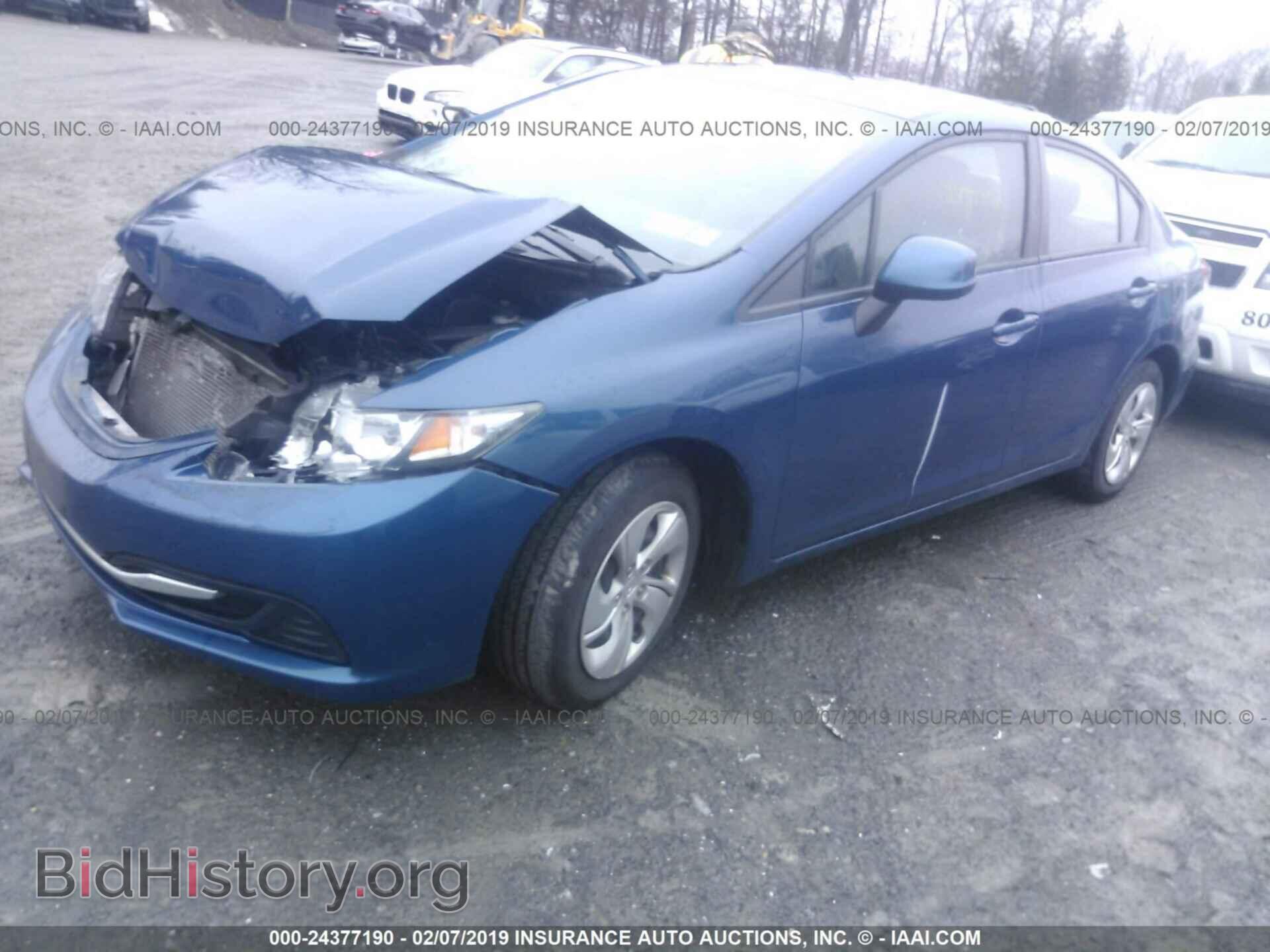2013 HONDA CIVIC - VIN: 19XFB2F57DE242543 - Фото 2