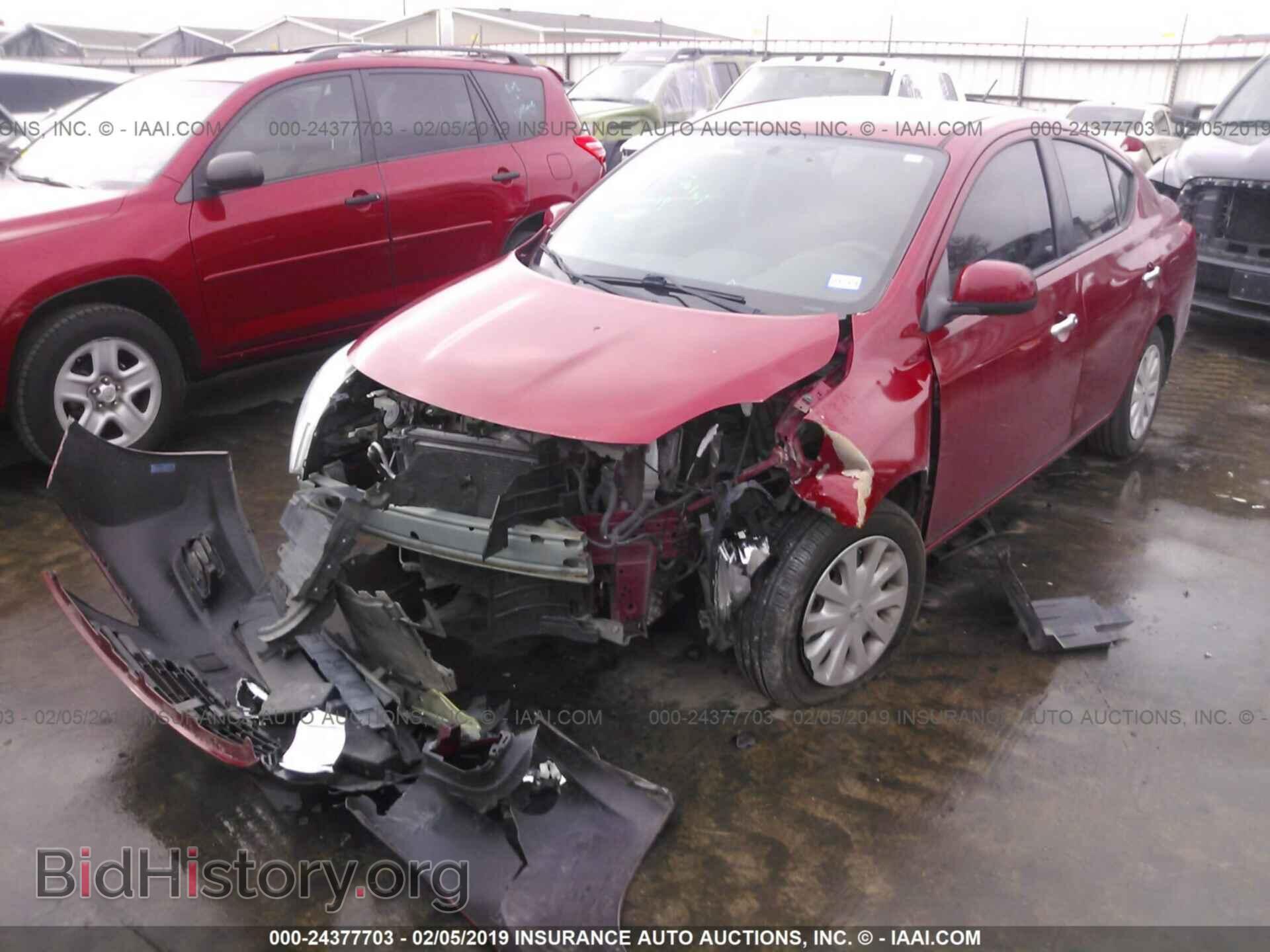 2012 NISSAN VERSA - VIN: 3N1CN7AP2CL853691 - Фото 2