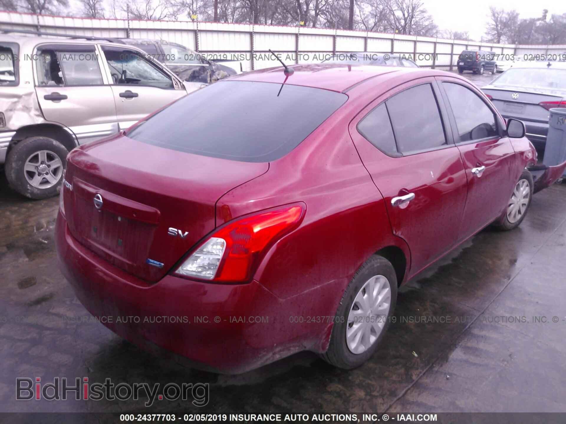2012 NISSAN VERSA - VIN: 3N1CN7AP2CL853691 - Фото 4