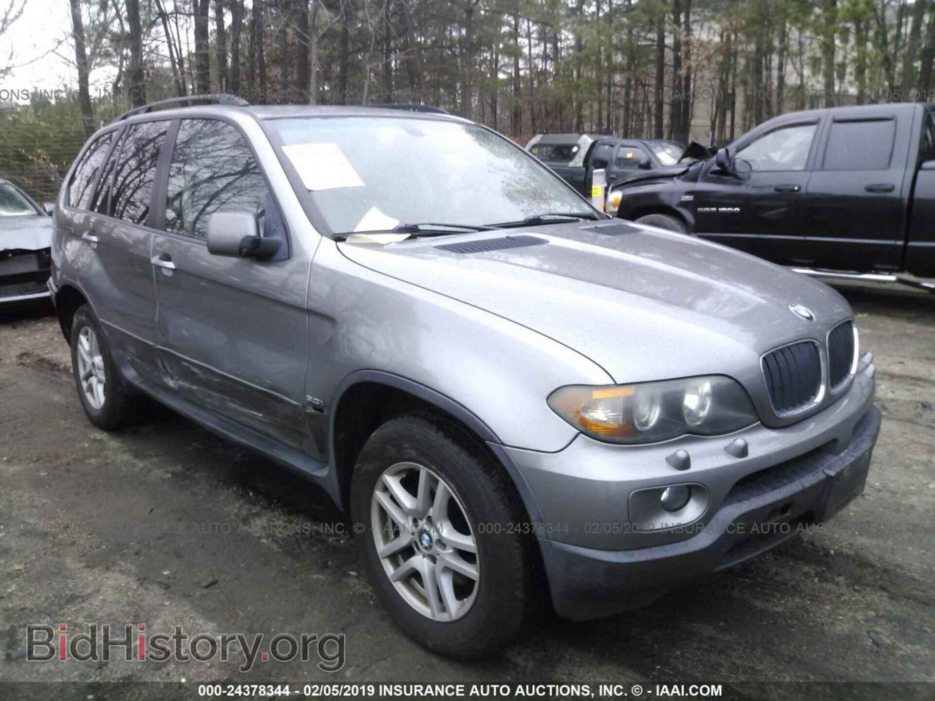 Photo 5UXFA13596LY48291 - BMW X5 2006