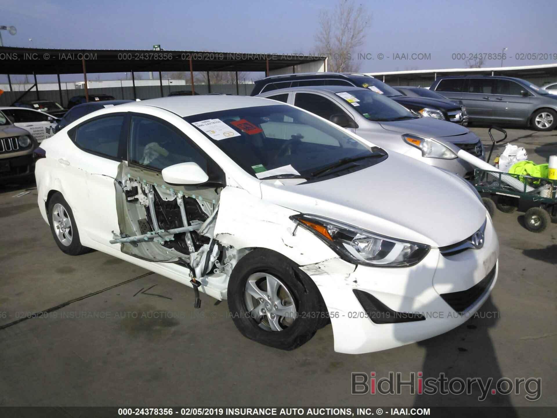 Photo 5NPDH4AE0EH518955 - HYUNDAI ELANTRA 2014