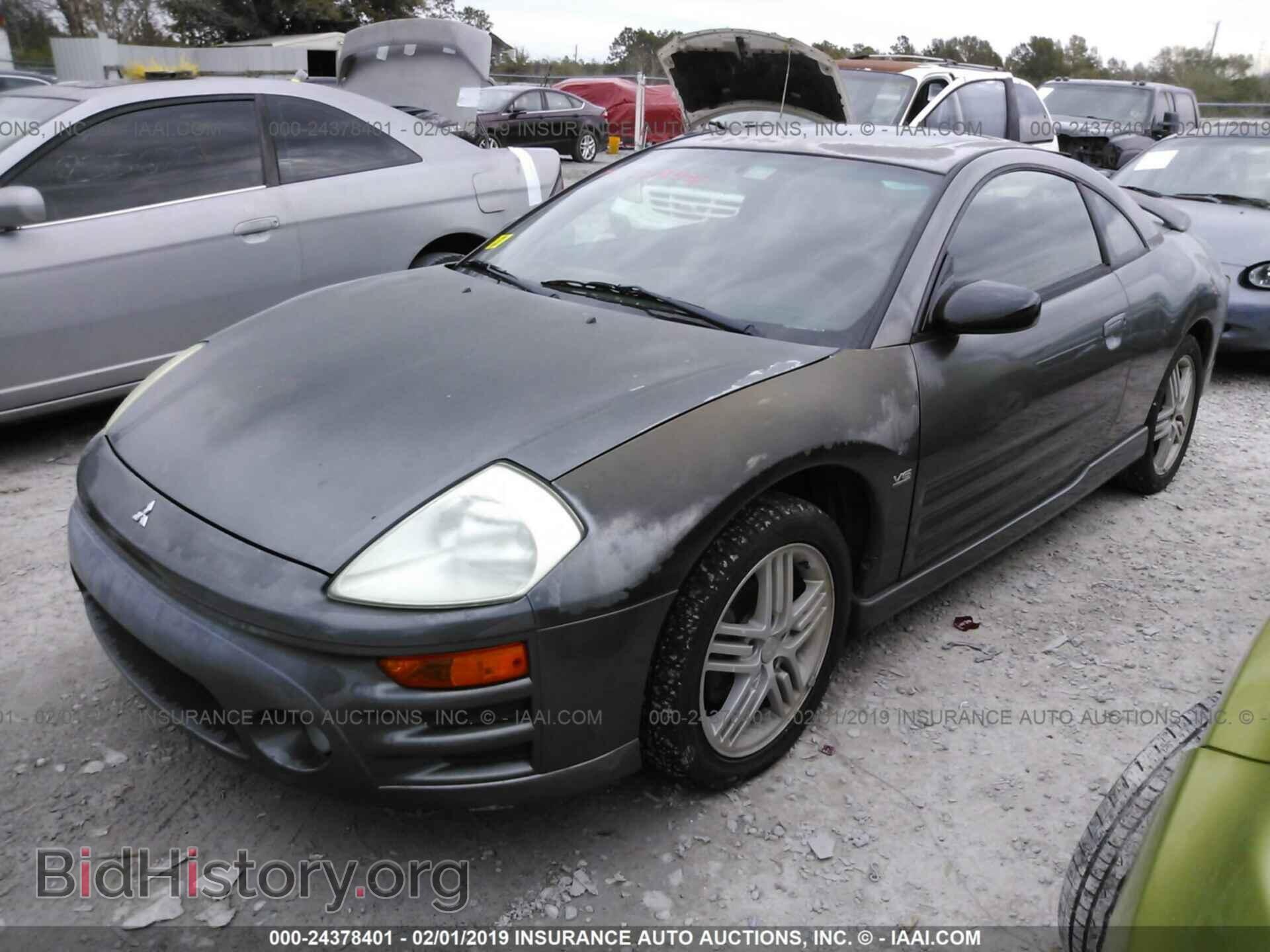 2004 MITSUBISHI ECLIPSE - VIN: 4A3AC84H74E072555 - Фото 2