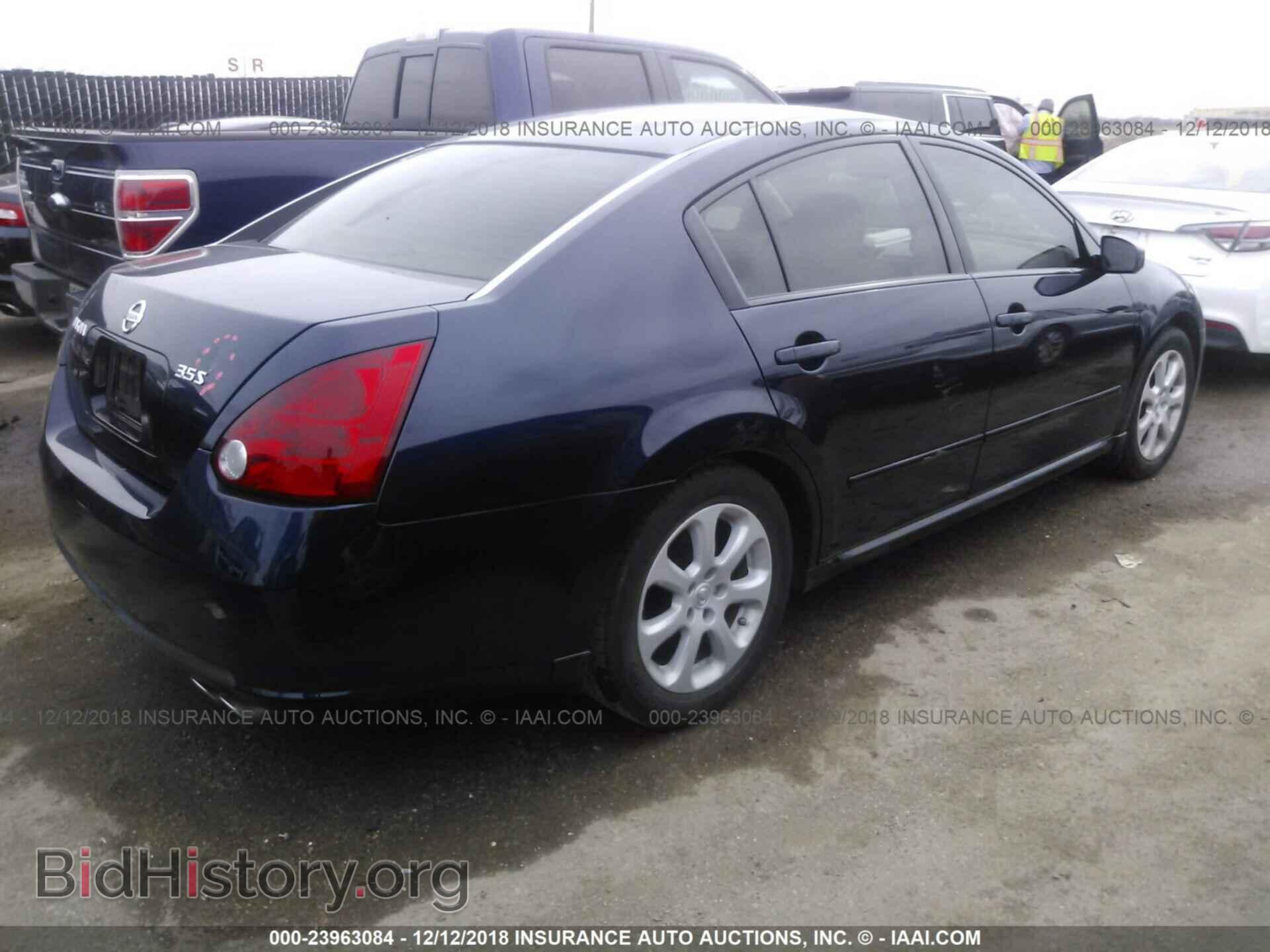 2007 NISSAN MAXIMA - VIN: 1N4BA41E97C826349 - Фото 4