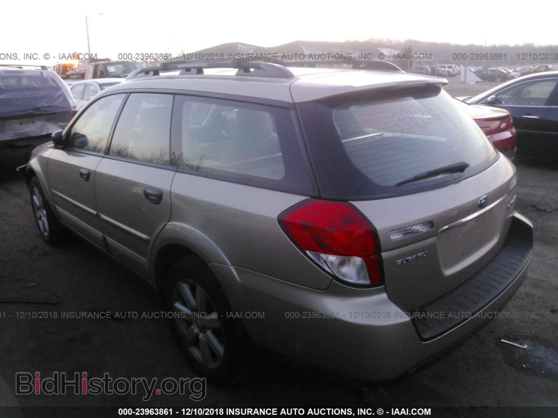 2008 SUBARU OUTBACK - VIN: 4S4BP61C287319186 - Фото 3
