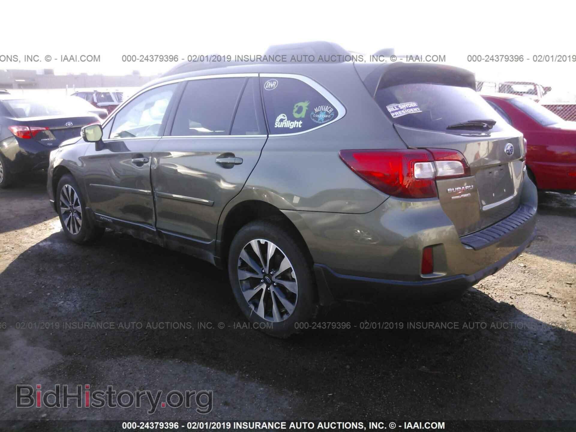 2016 SUBARU OUTBACK - VIN: 4S4BSBNC7G3254374 - Фото 3