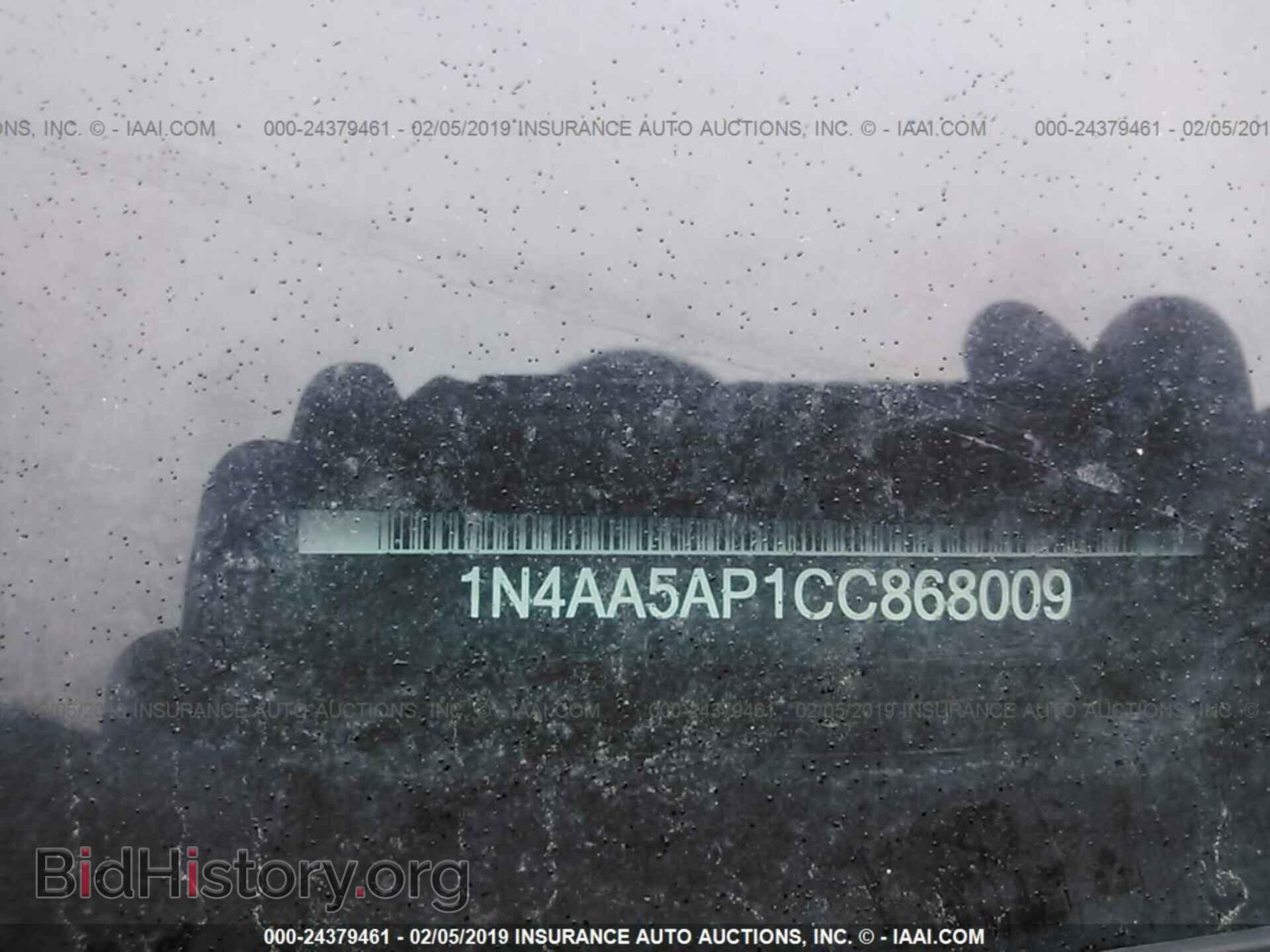 2012 NISSAN MAXIMA - VIN: 1N4AA5AP1CC868009 - Фото 9