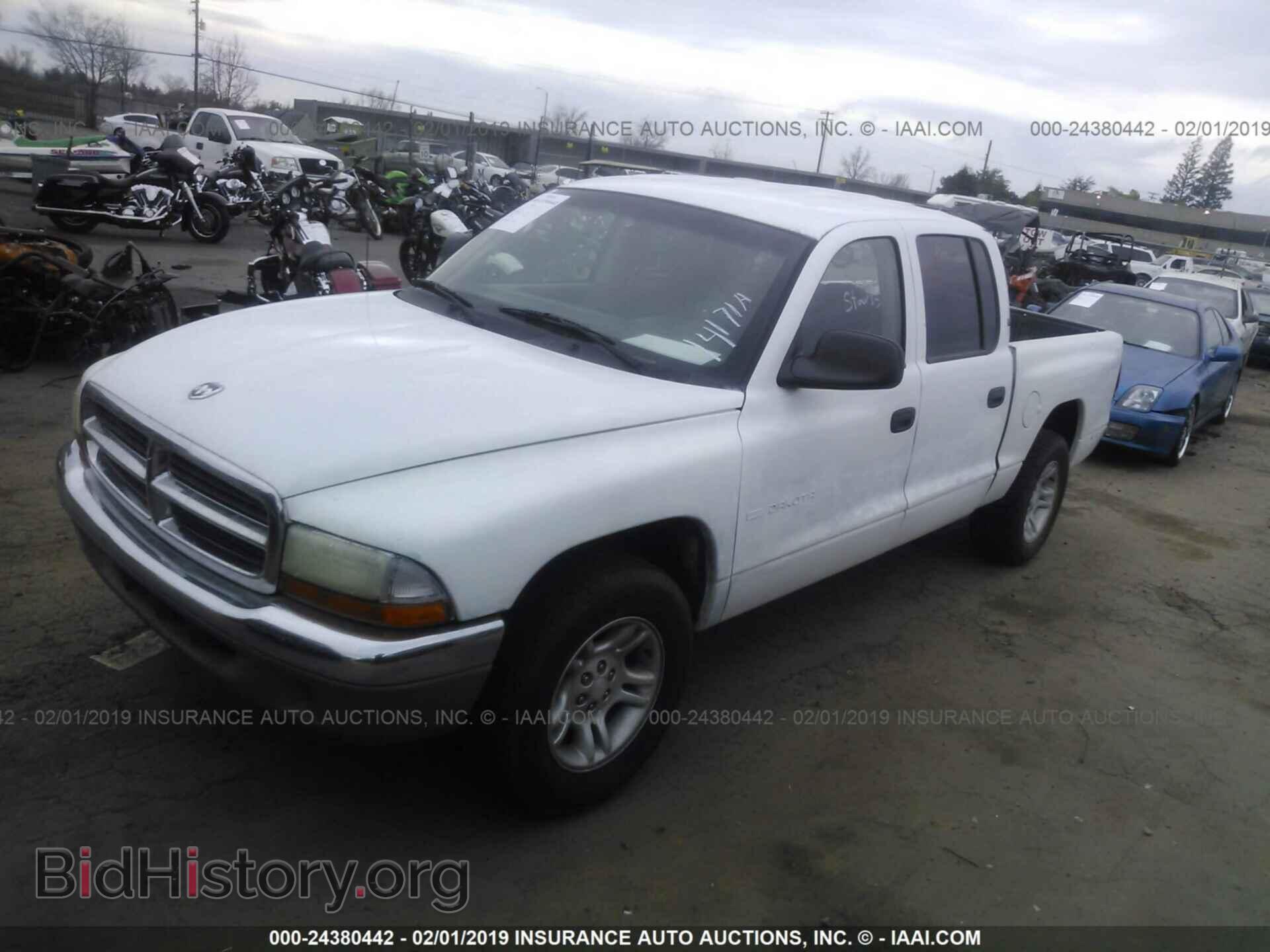 2001 DODGE DAKOTA - VIN: 1B7GL2AN21S101574 - Фото 2