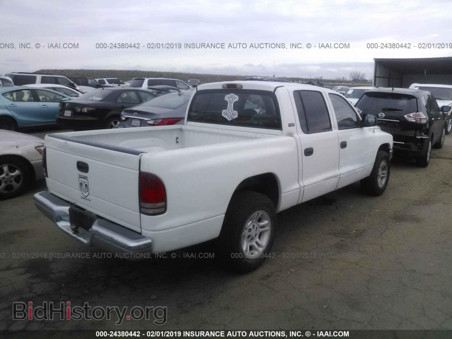 2001 DODGE DAKOTA - VIN: 1B7GL2AN21S101574 - Фото 4
