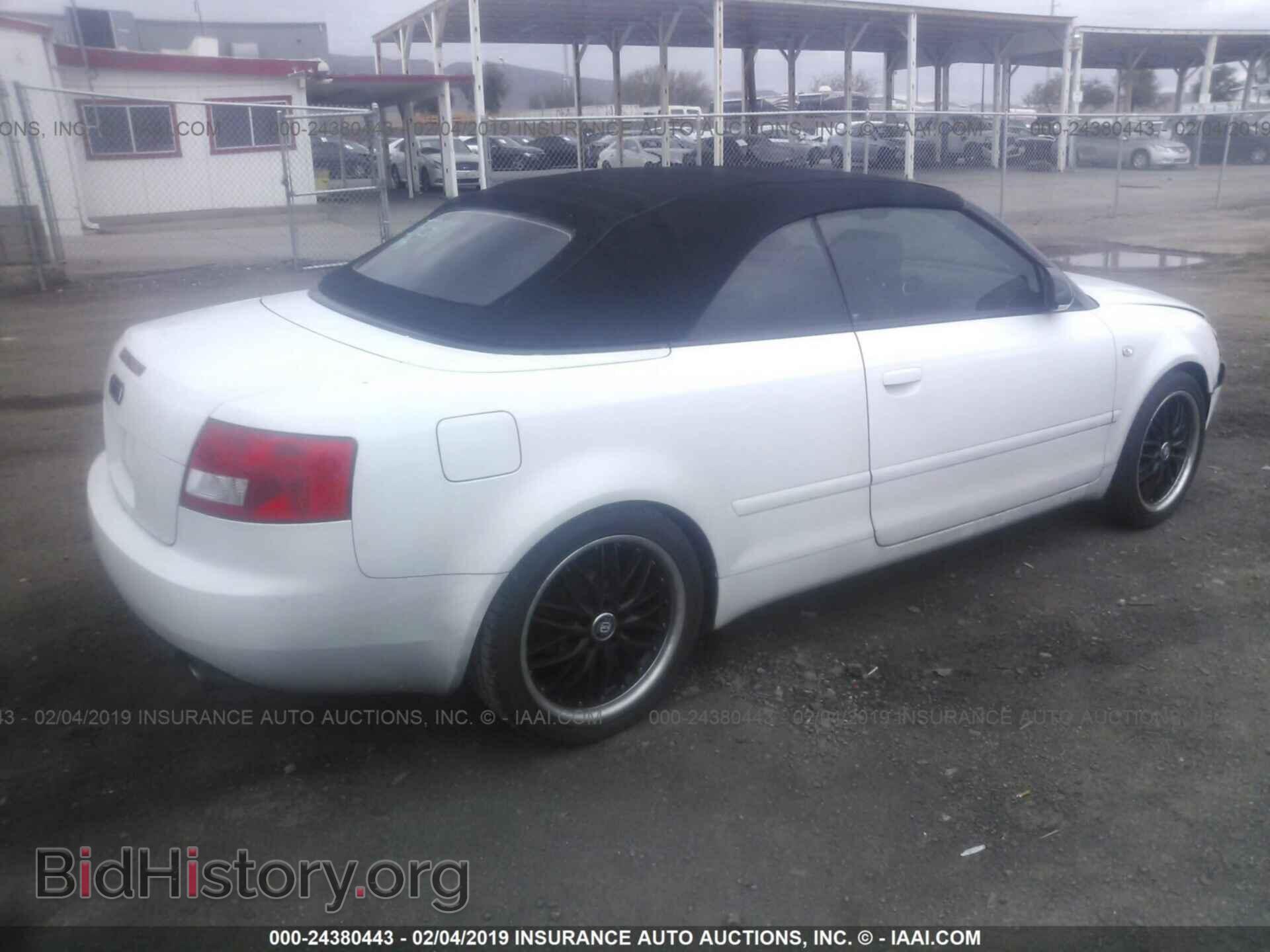 2006 AUDI A4 - VIN: WAUAC48H66K009339 - Photo 4