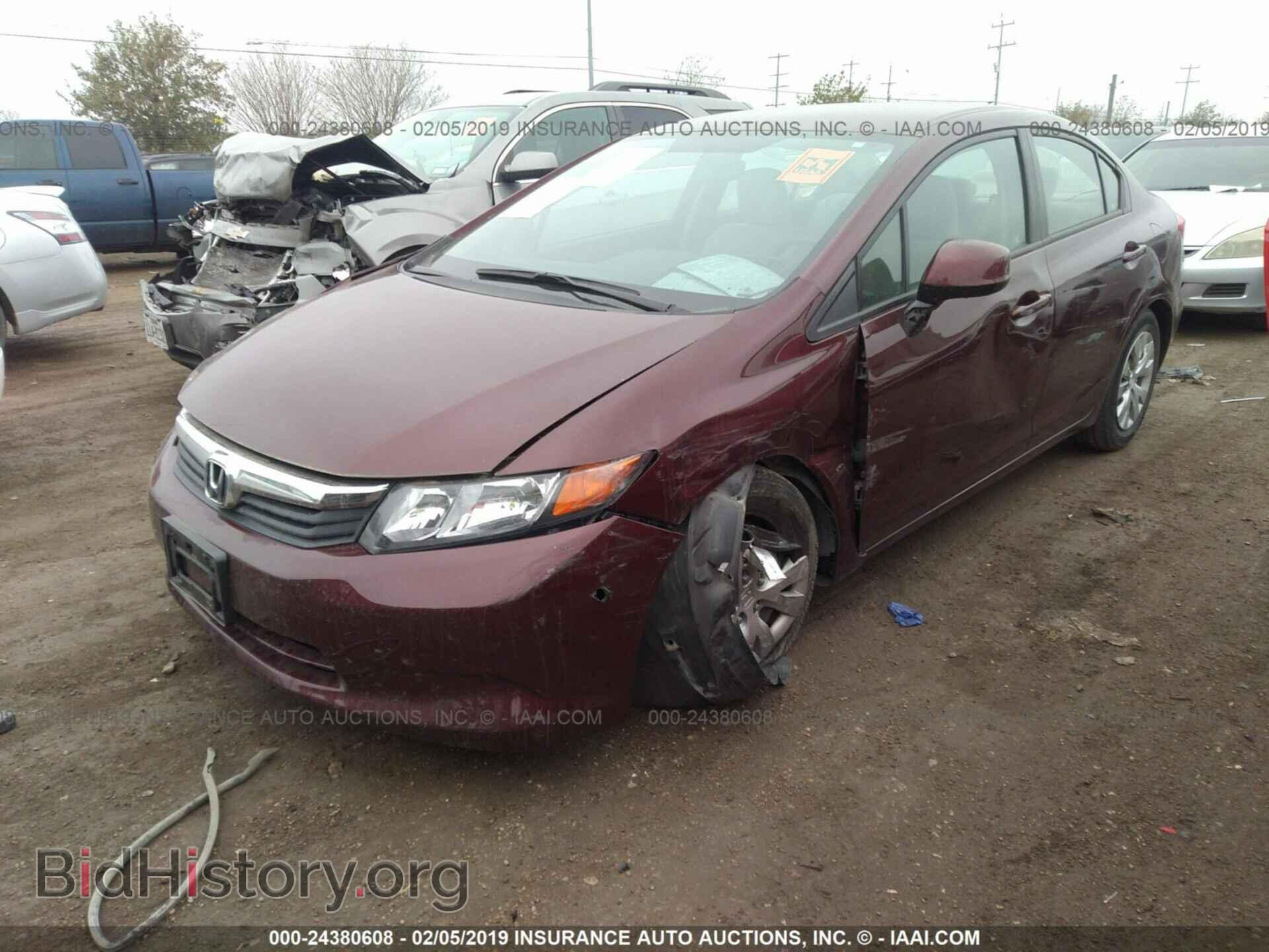 2012 HONDA CIVIC - VIN: 19XFB2F51CE102194 - Photo 2
