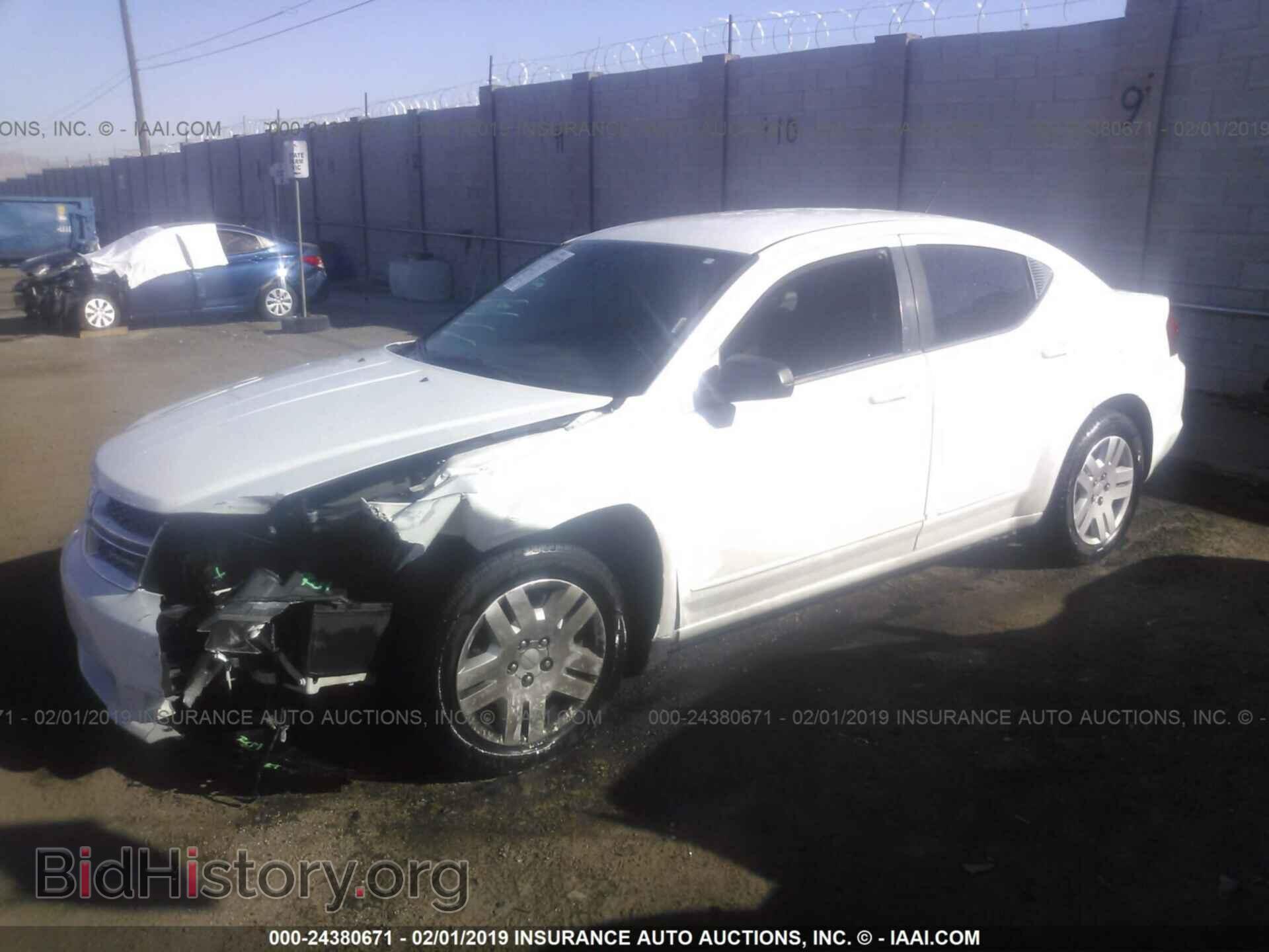2012 Dodge Avenger - VIN: 1C3CDZABXCN194277 - Фото 2
