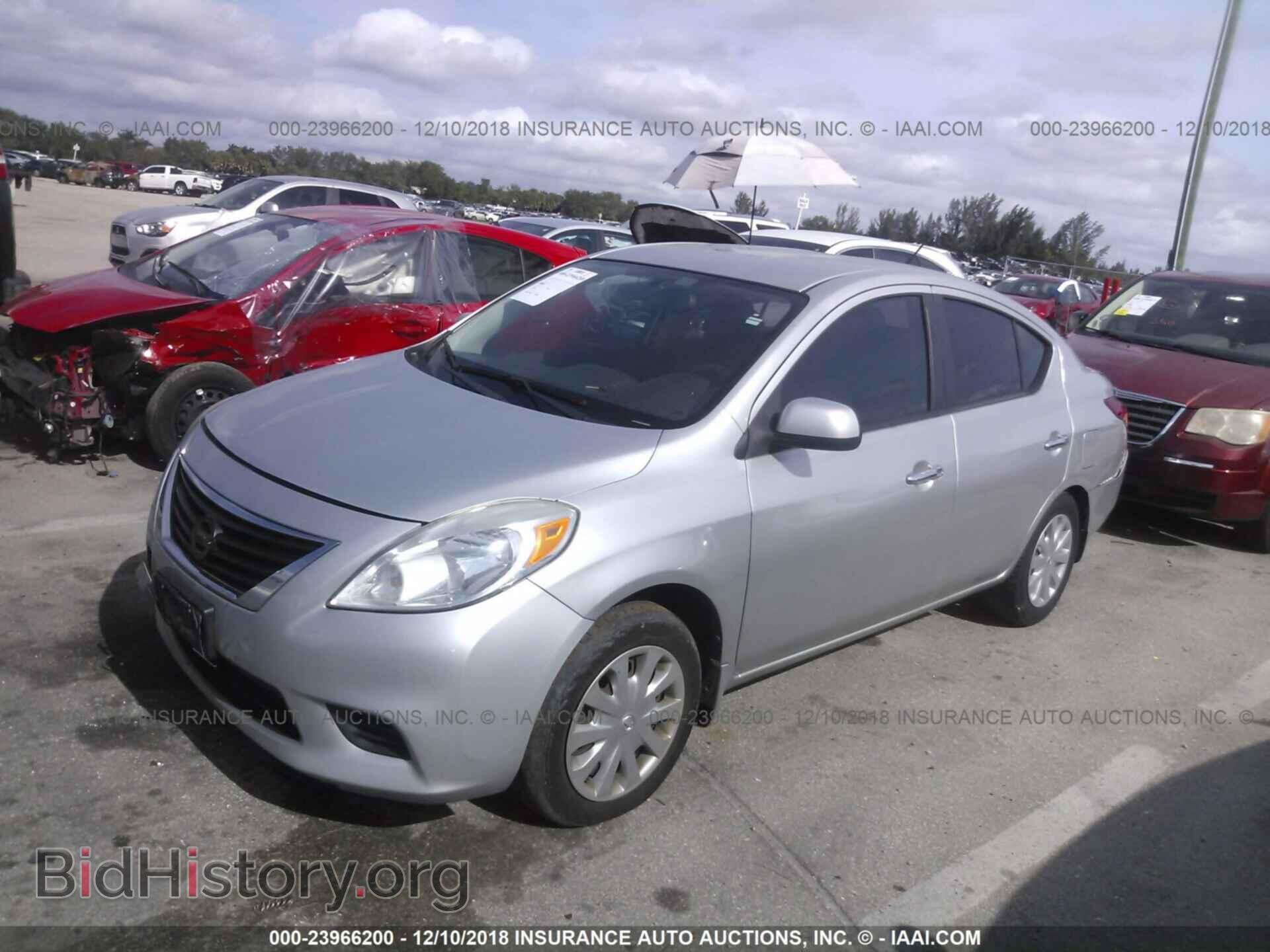 2012 NISSAN VERSA - VIN: 3N1CN7AP1CL929482 - Фото 2