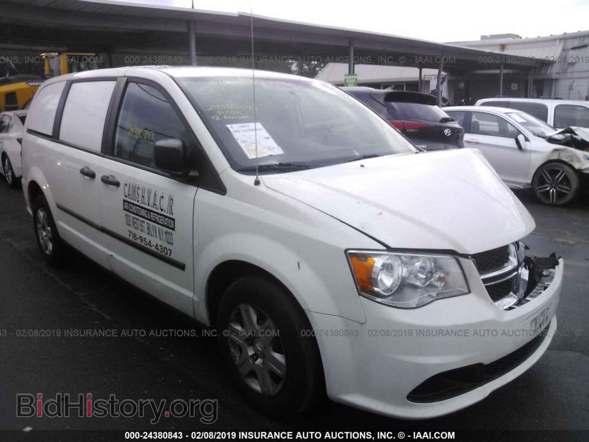 Photo 2C4RDGAG6CR277522 - DODGE RAM VAN 2012