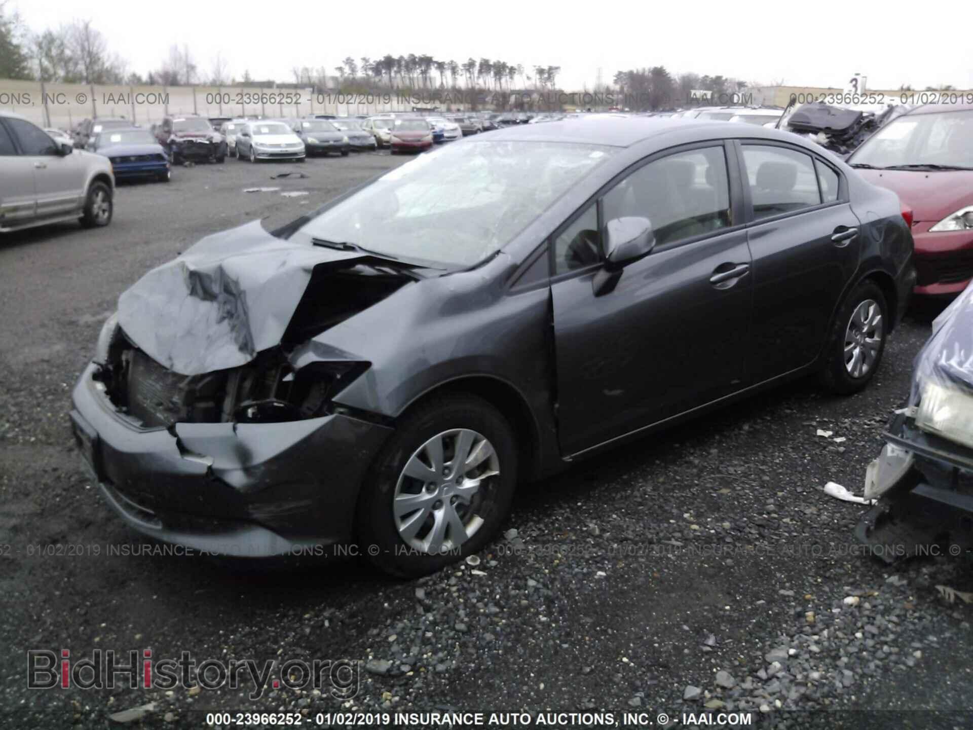 2012 HONDA CIVIC - VIN: 19XFB2F59CE373228 - Фото 2