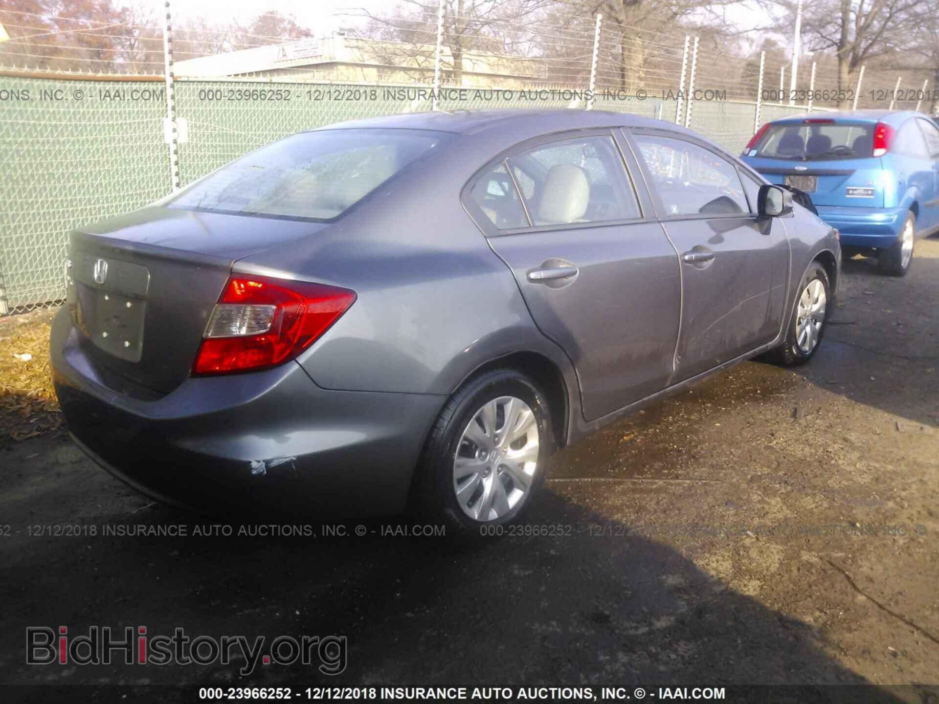 2012 HONDA CIVIC - VIN: 19XFB2F59CE373228 - Фото 4