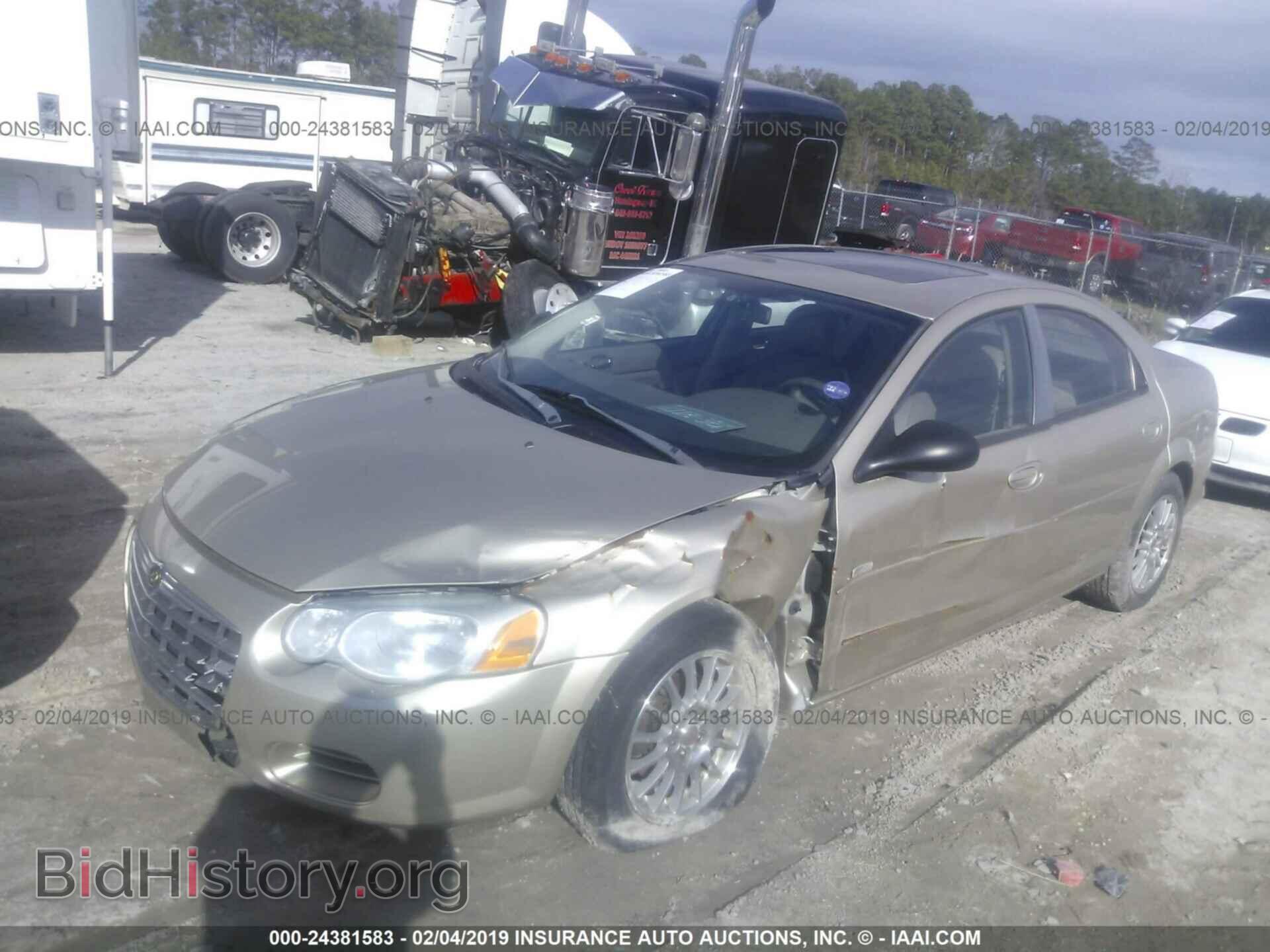 2005 CHRYSLER SEBRING - VIN: 1C3EL46X95N571297 - Фото 2