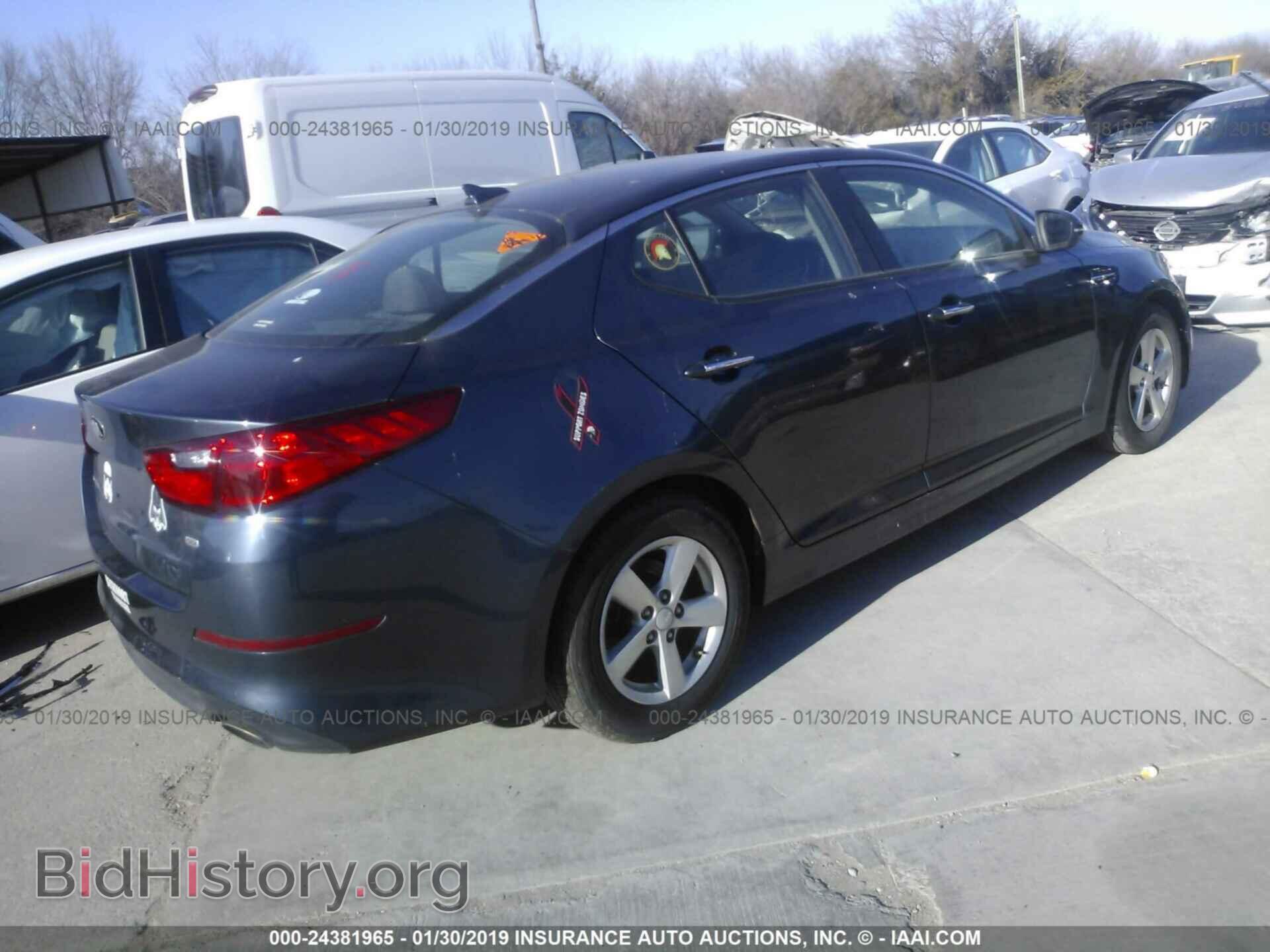 2015 KIA OPTIMA - VIN: KNAGM4A72F5540139 - Photo 4