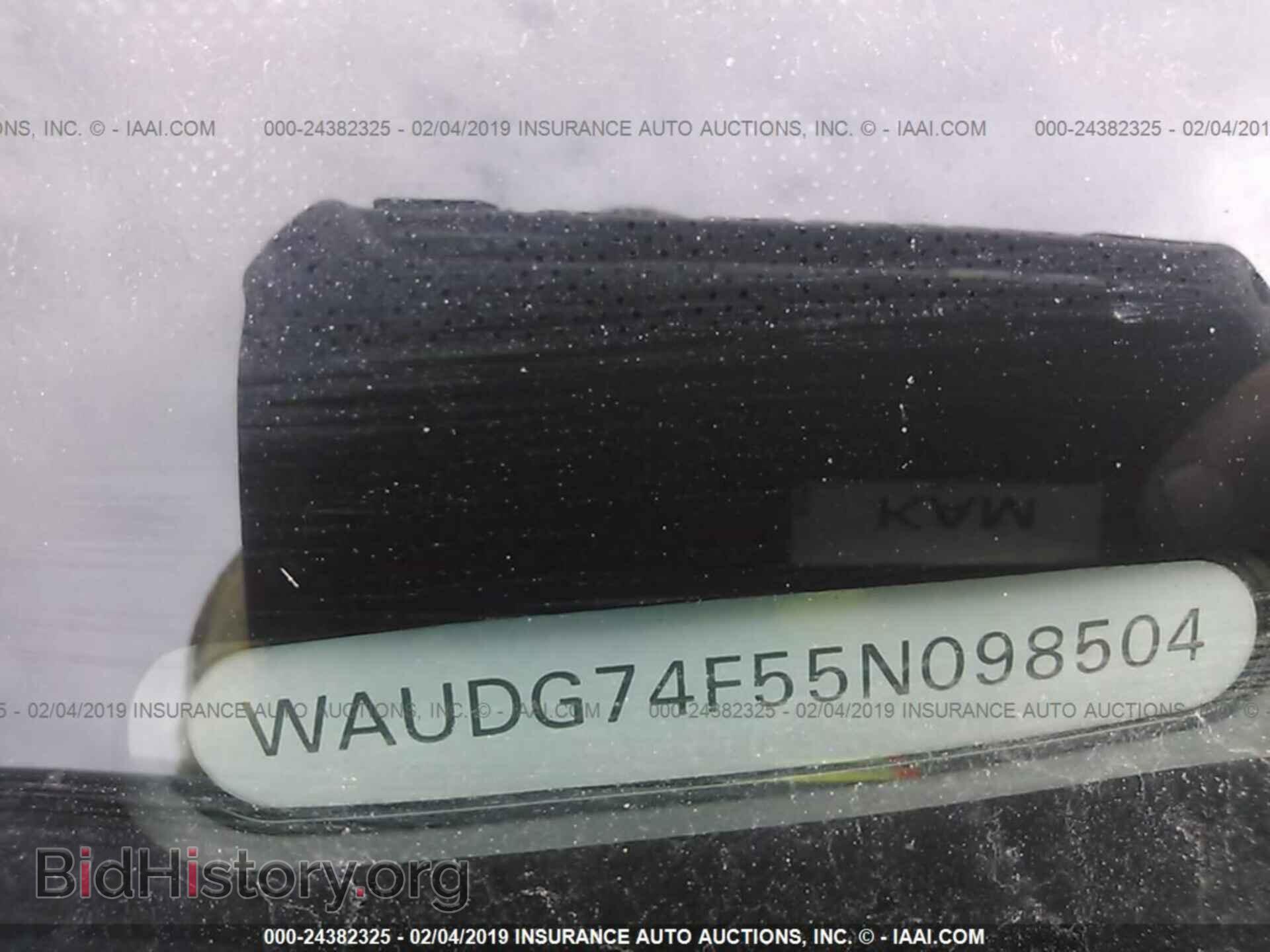 2005 AUDI A6 - VIN: WAUDG74F55N098504 - Фото 9