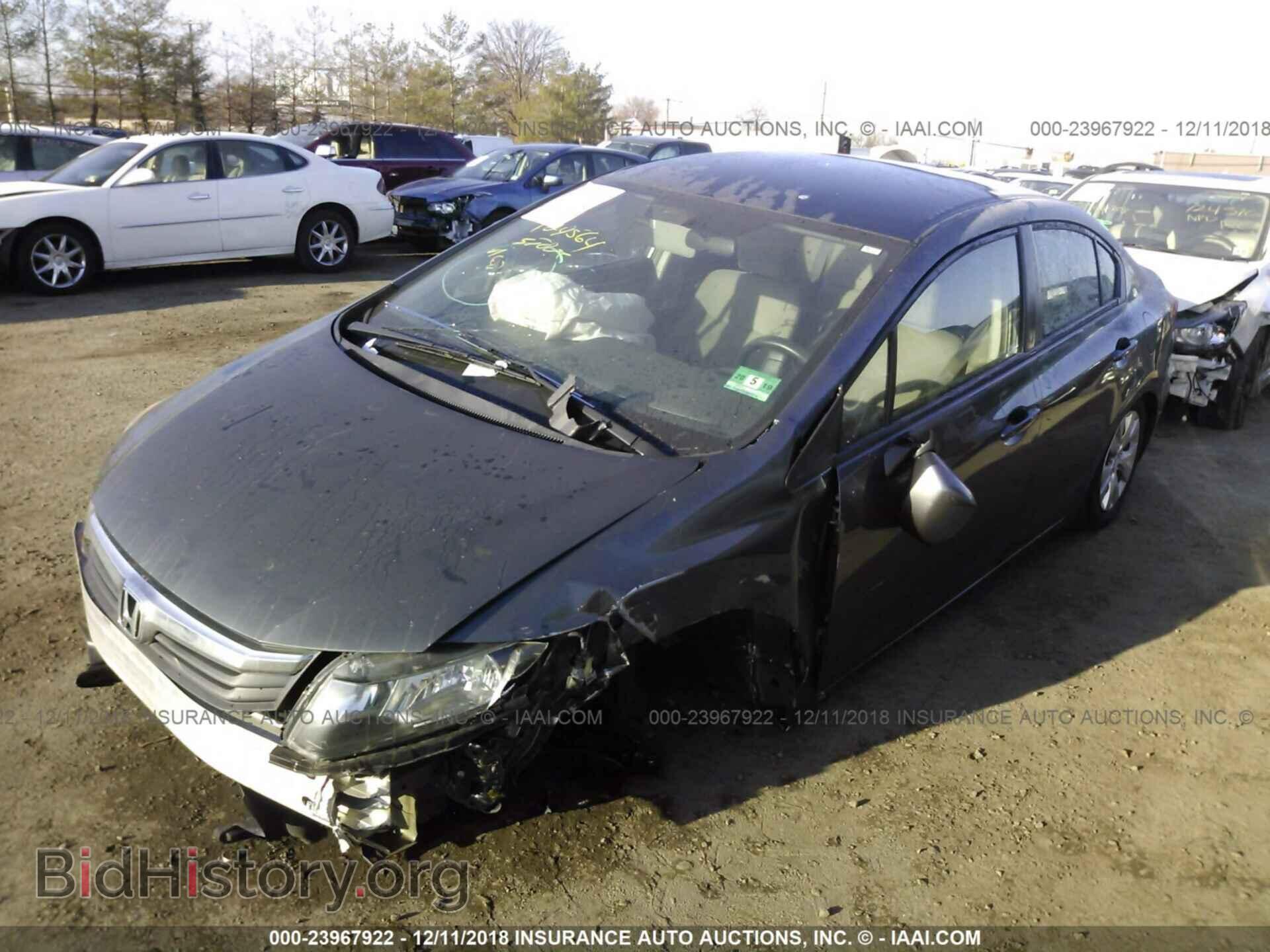 2012 HONDA CIVIC - VIN: 19XFB2F58CE340477 - Photo 2