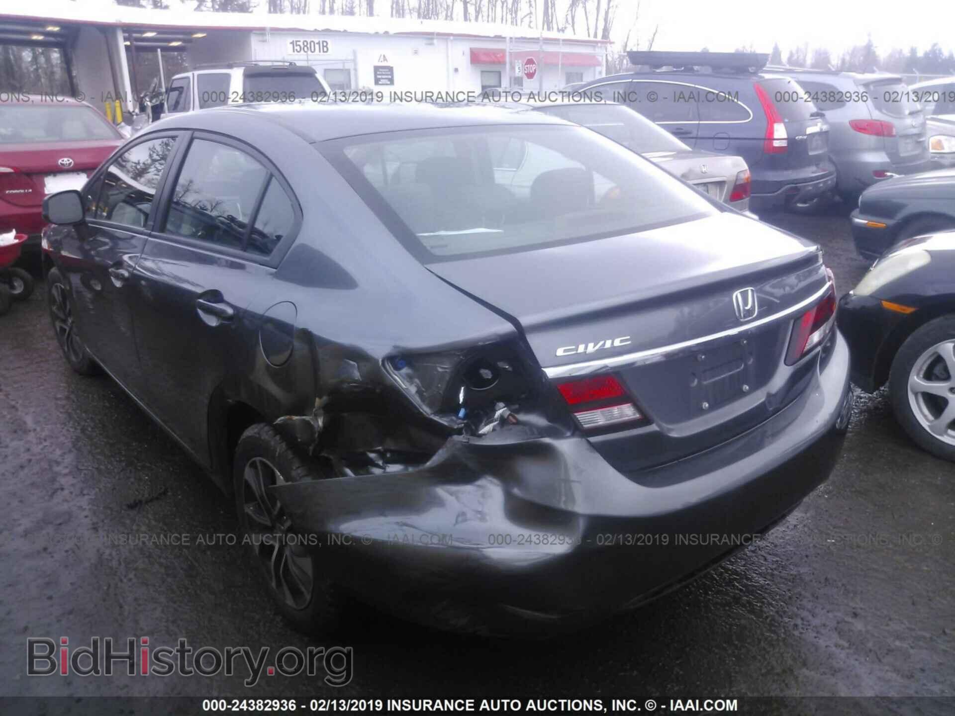 2013 HONDA CIVIC - VIN: 19XFB2F87DE237451 - Фото 3