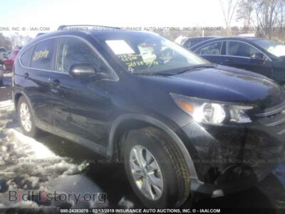 2012 Honda CR-V, black — VIN JHLRM4H71CC019909, IAAI