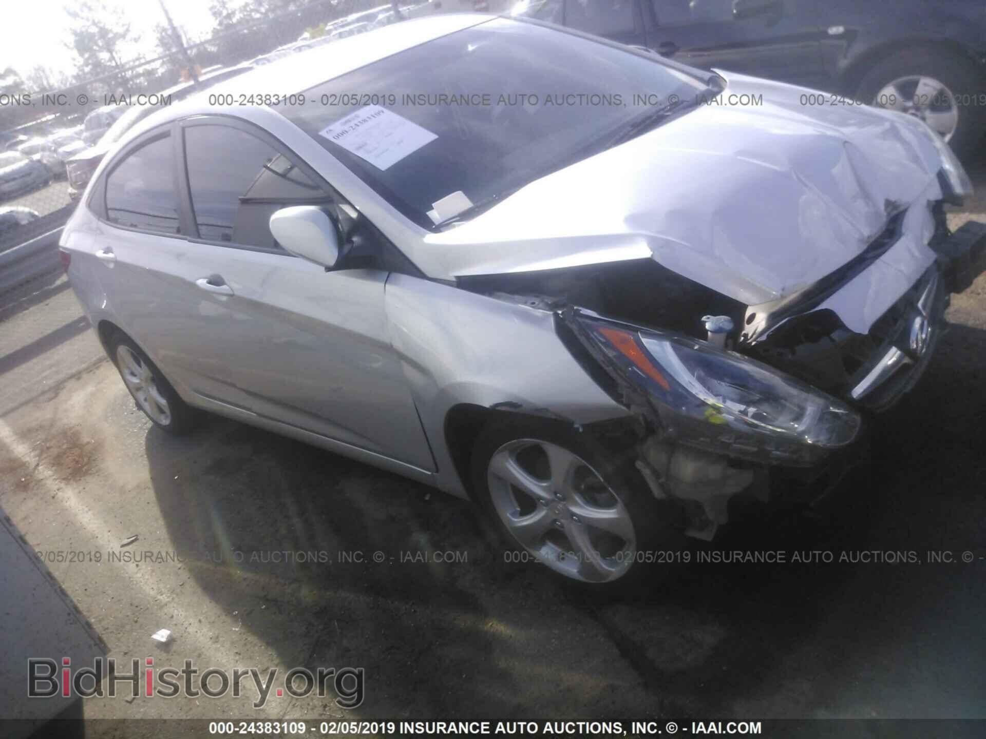 Фотография KMHCT4AE2DU386579 - HYUNDAI ACCENT 2013