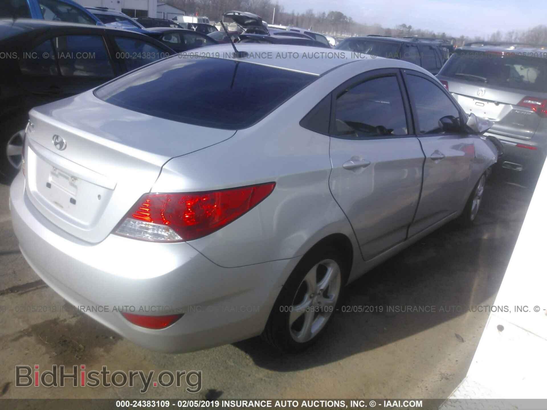 2013 HYUNDAI ACCENT - VIN: KMHCT4AE2DU386579 - Фото 4