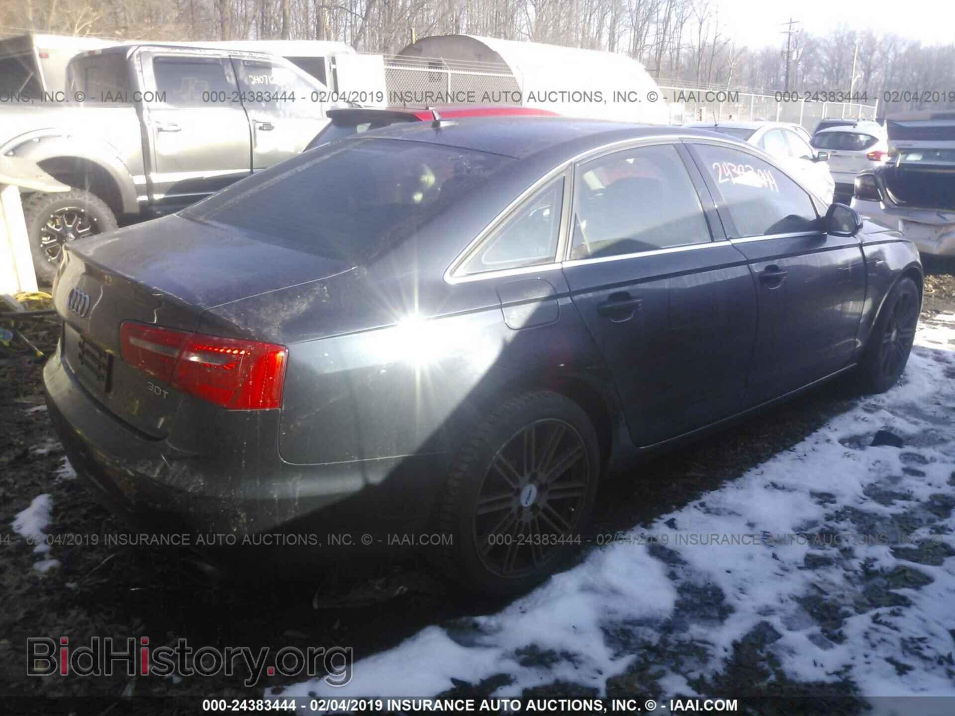 2012 AUDI A6 - VIN: WAUGGAFC4CN133544 - Фото 4