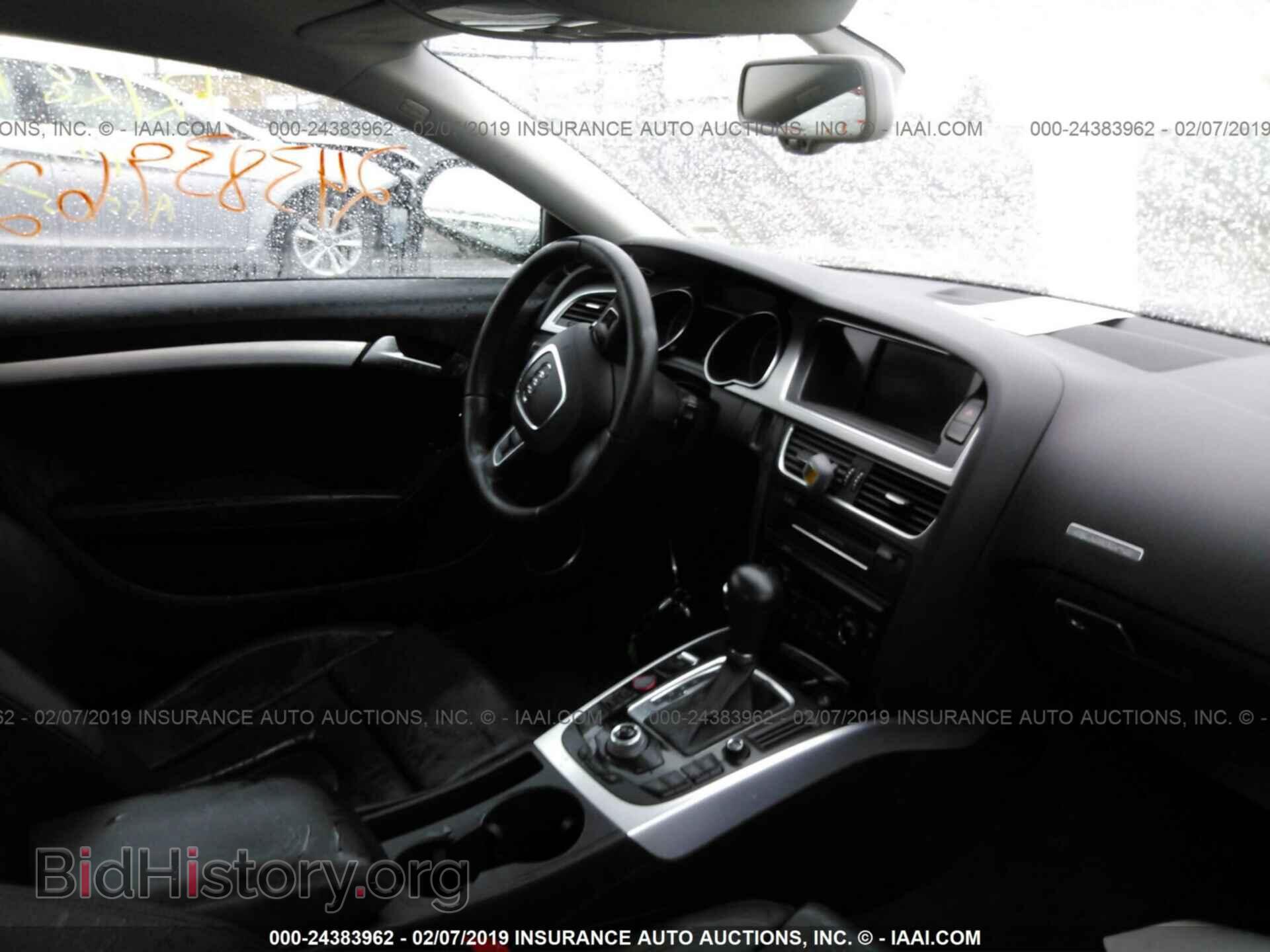 2012 AUDI A5 - VIN: WAULFAFRXCA015320 - Фото 5