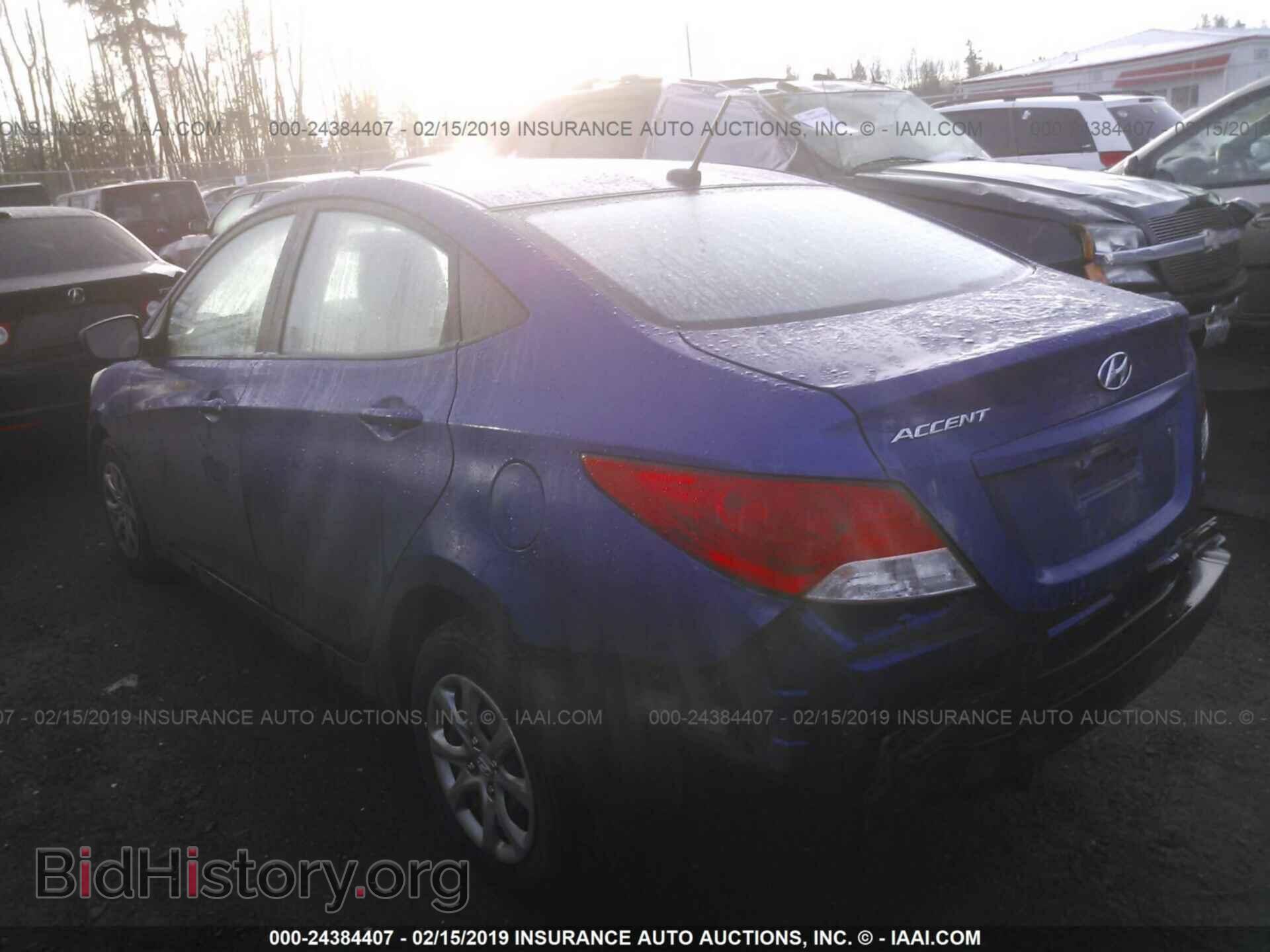2013 HYUNDAI ACCENT - VIN: KMHCT4AE4DU370609 - Фото 3