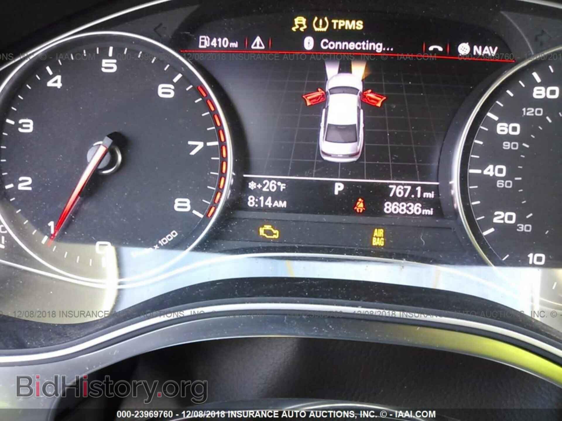 2014 AUDI A6 - VIN: WAUGFAFC2EN020388 - Фото 7