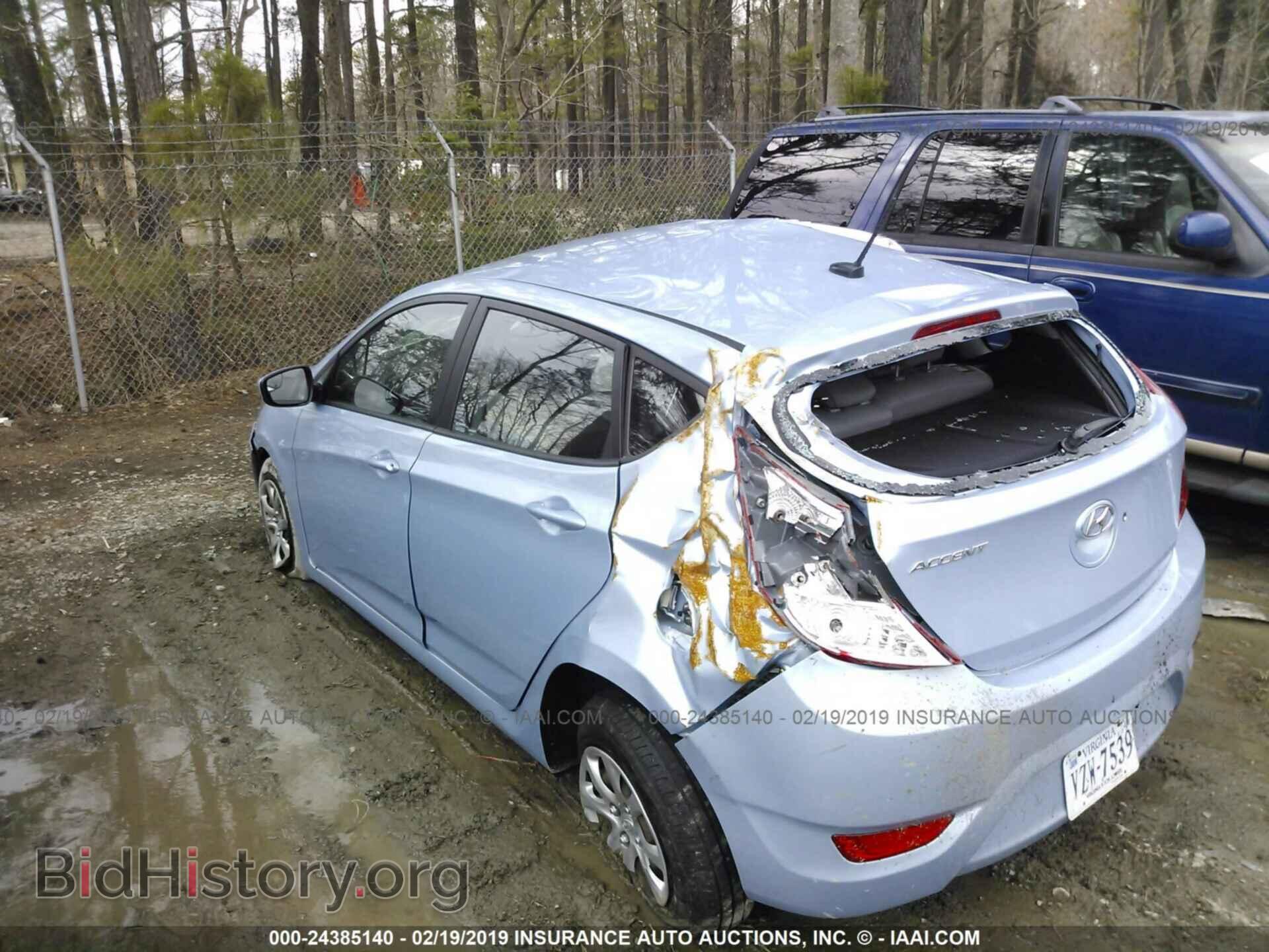 2014 HYUNDAI ACCENT - VIN: KMHCT5AE7EU187101 - Фото 3