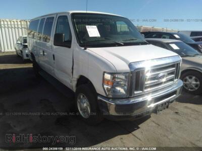 2014 Ford ECONOLINE, white — VIN 1FBNE3BL9EDB01087, IAAI