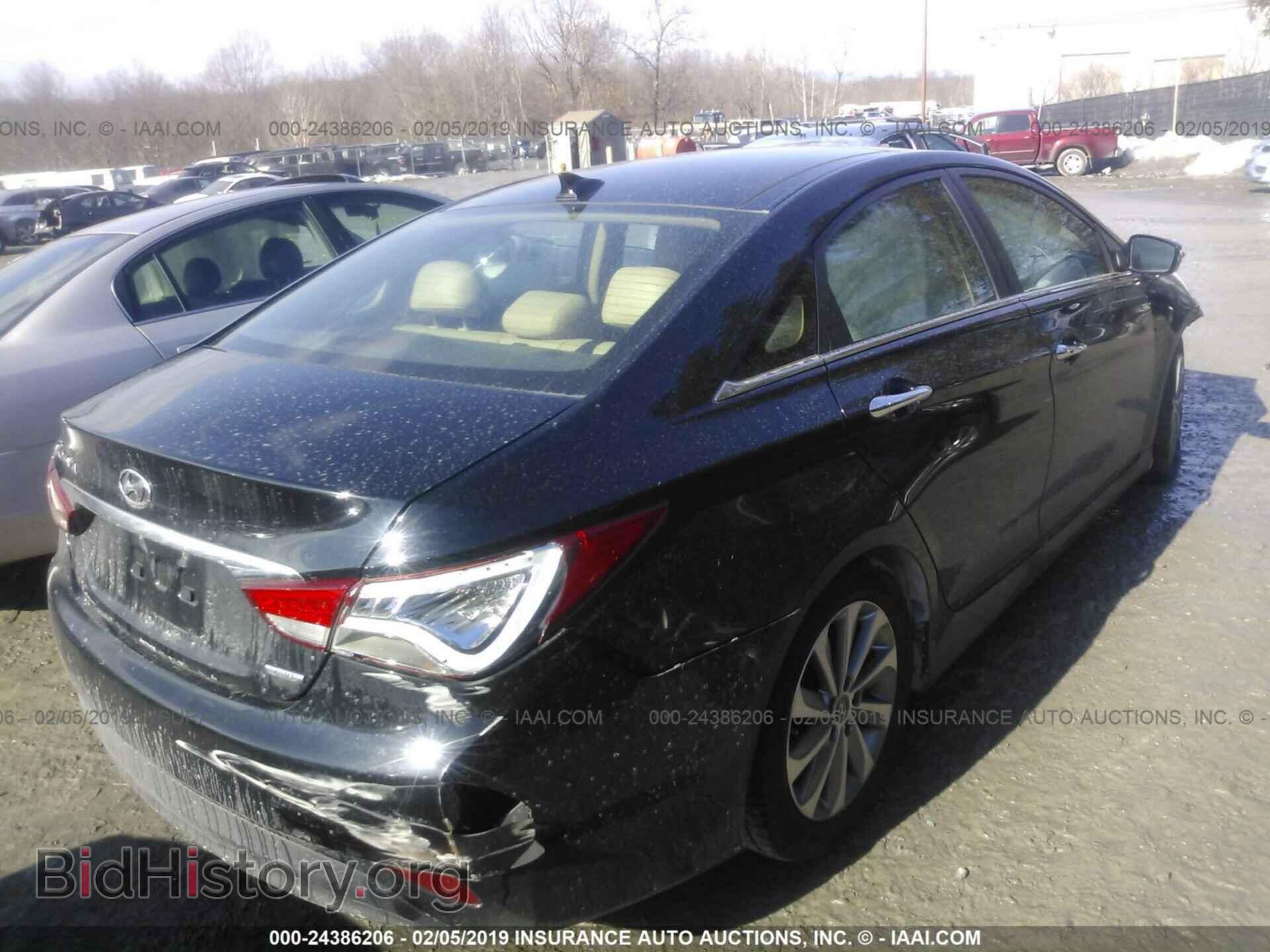 2014 HYUNDAI SONATA - VIN: 5NPEC4ACXEH825843 - Фото 4