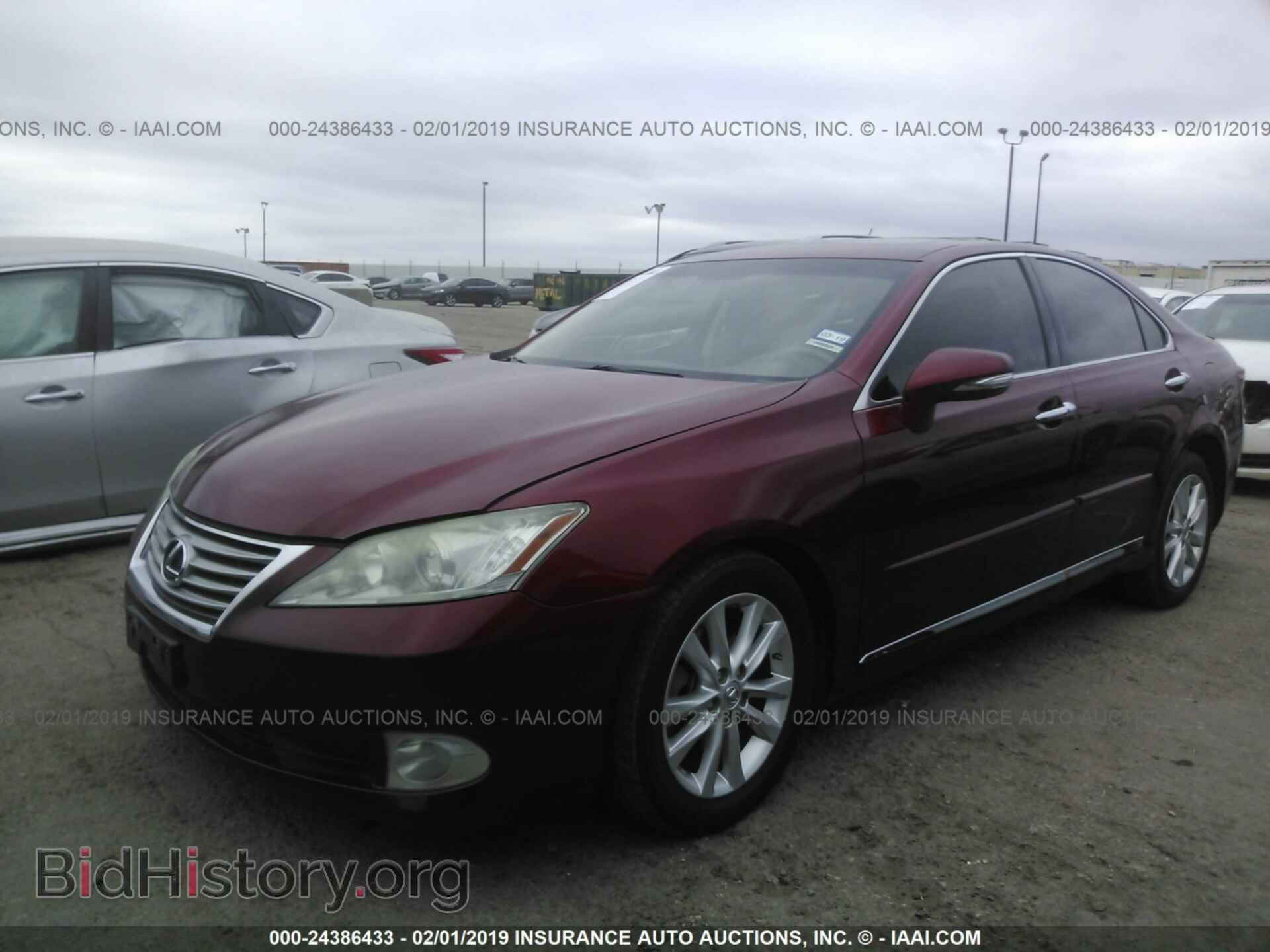 2011 LEXUS ES - VIN: JTHBK1EG5B2425475 - Фото 2