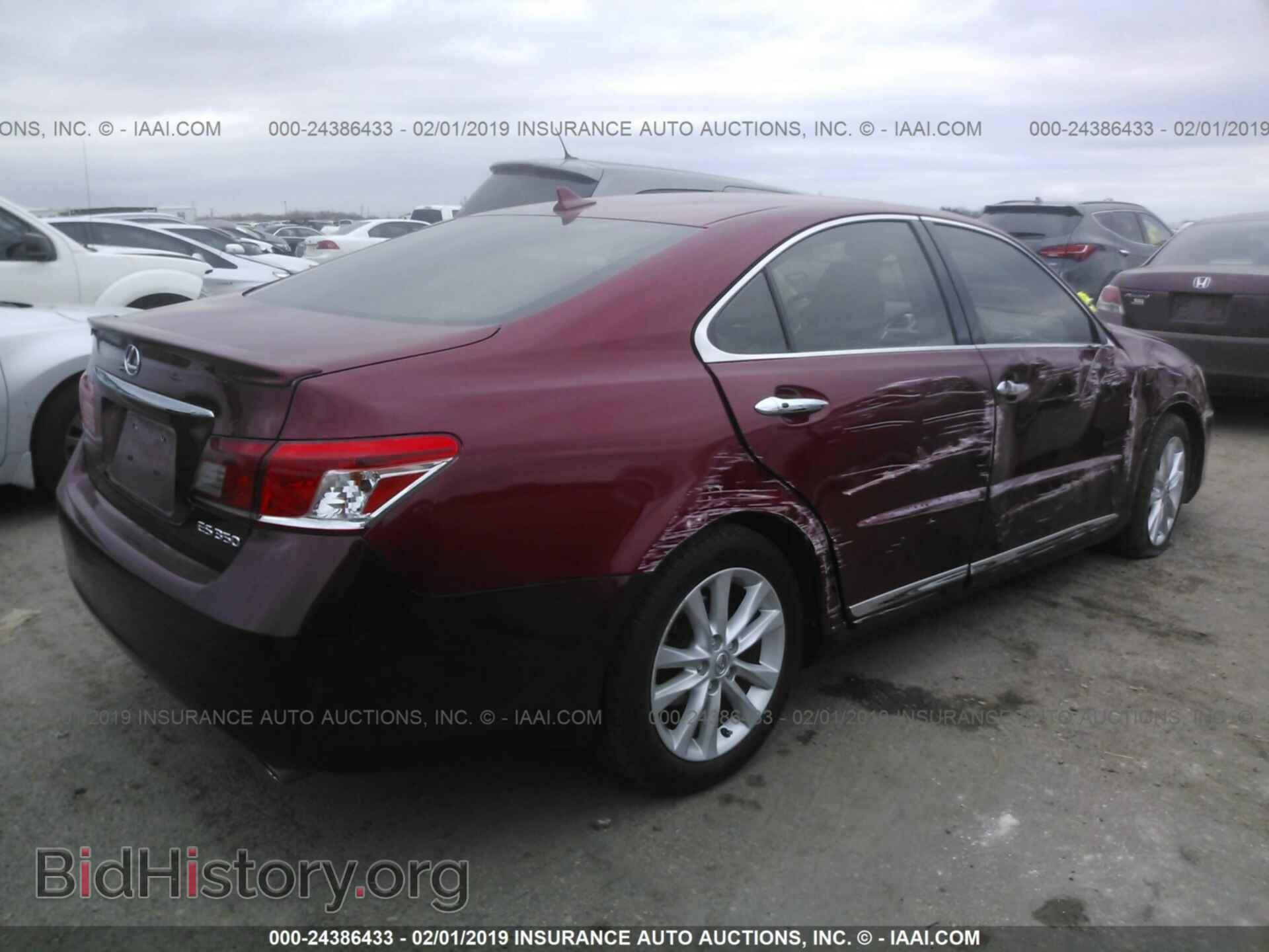 2011 LEXUS ES - VIN: JTHBK1EG5B2425475 - Фото 4
