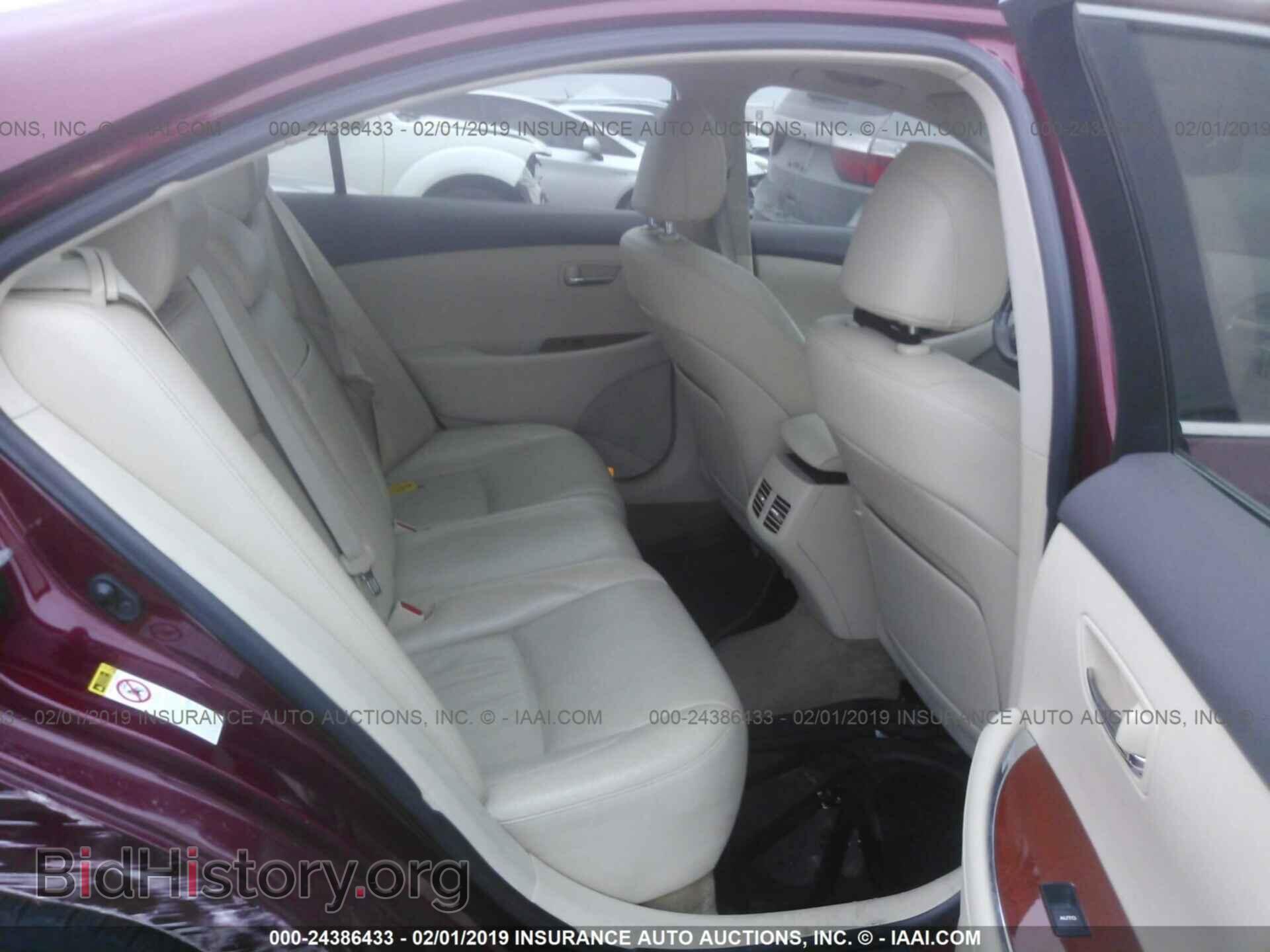 2011 LEXUS ES - VIN: JTHBK1EG5B2425475 - Фото 8