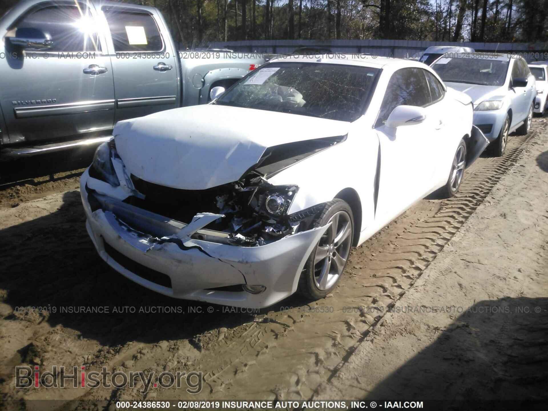 2012 LEXUS IS - VIN: JTHFF2C22C2522170 - Фото 2